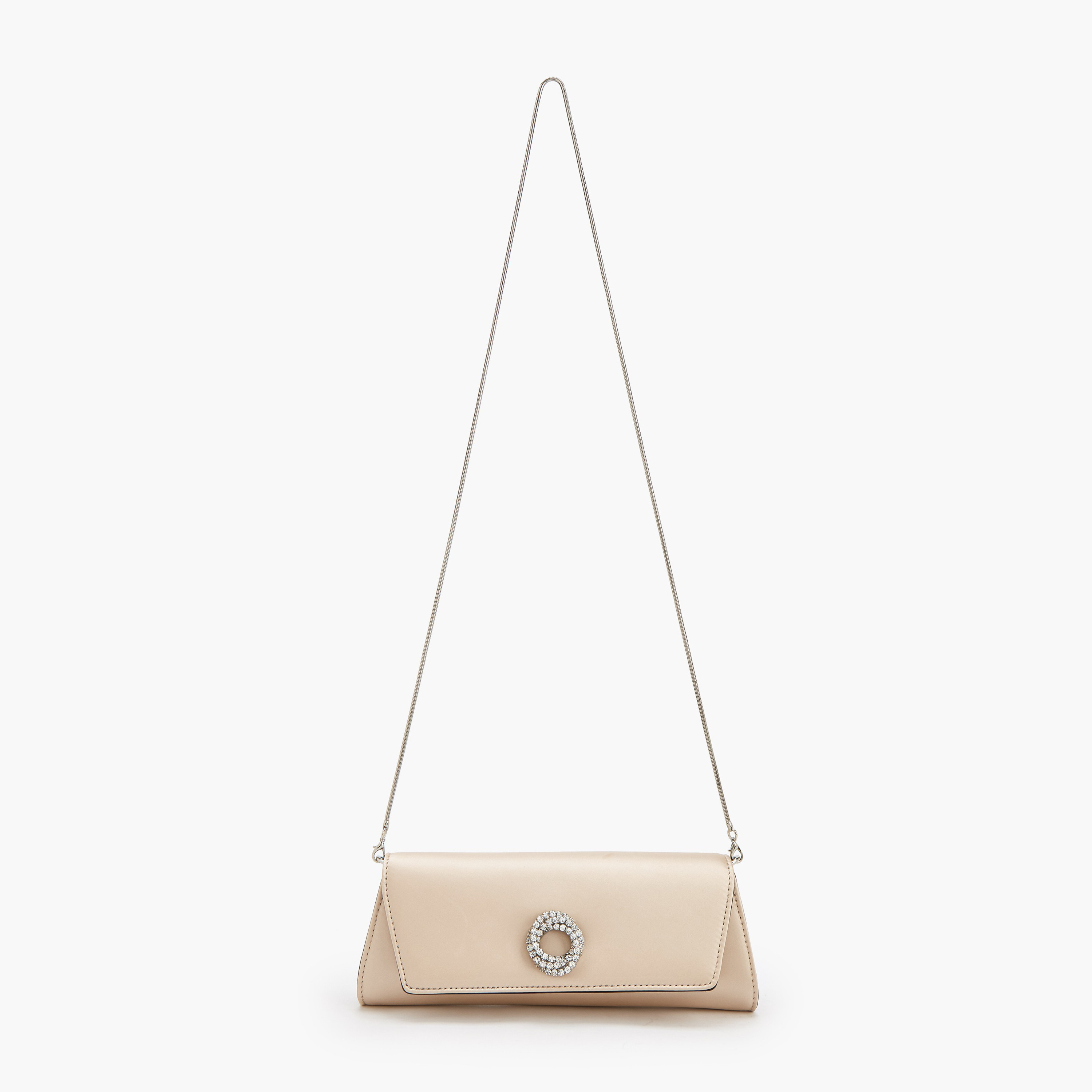 شنطة كلاتش مزينة بحزام سلسلة قابل للفصل من سيليست-women-bagsandwallets-handbags-image-2