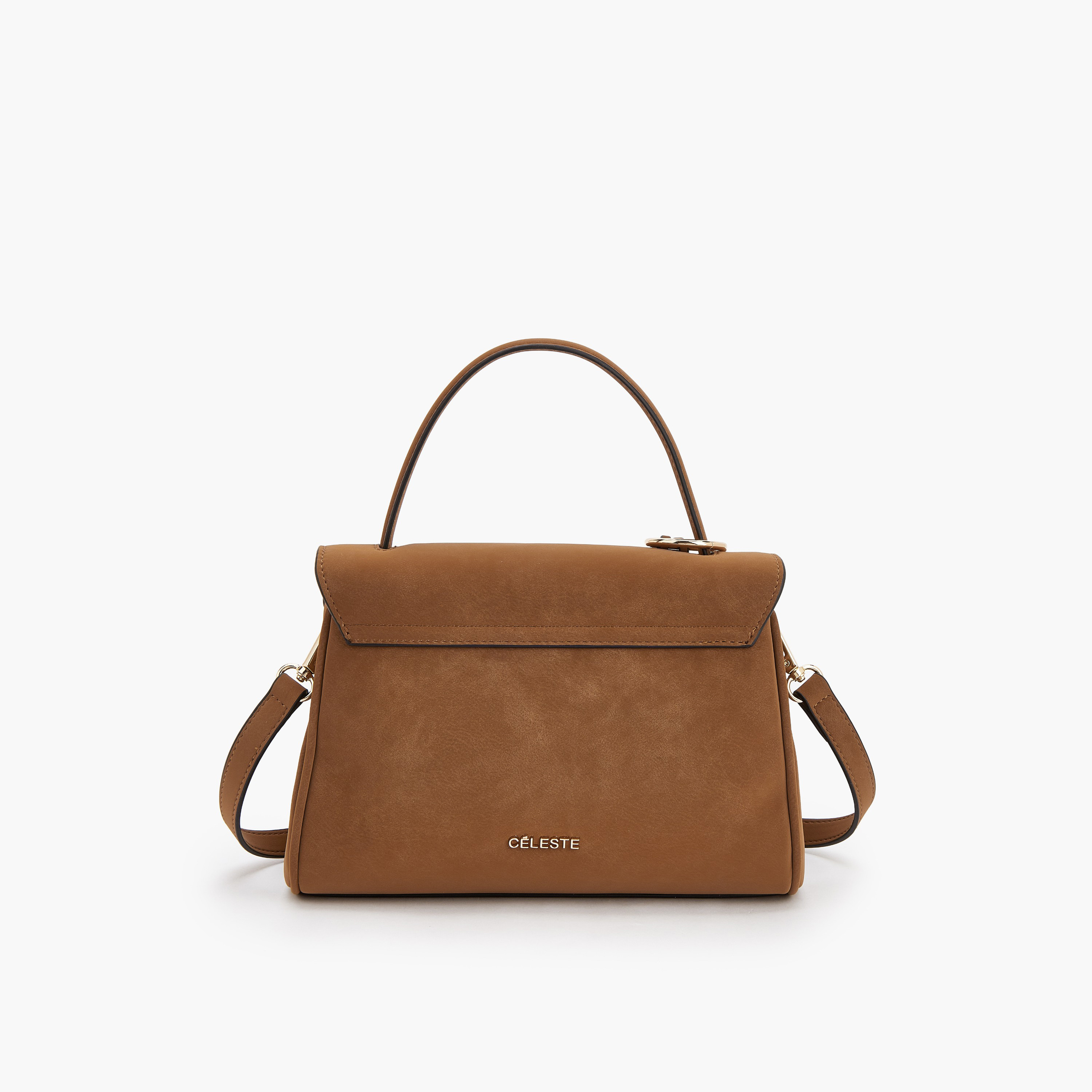 شنطة ساتشيل بدلاية شراشيب ونقوش مونوجرام بارزة الملمس من سيليست-women-bagsandwallets-handbags-image-5