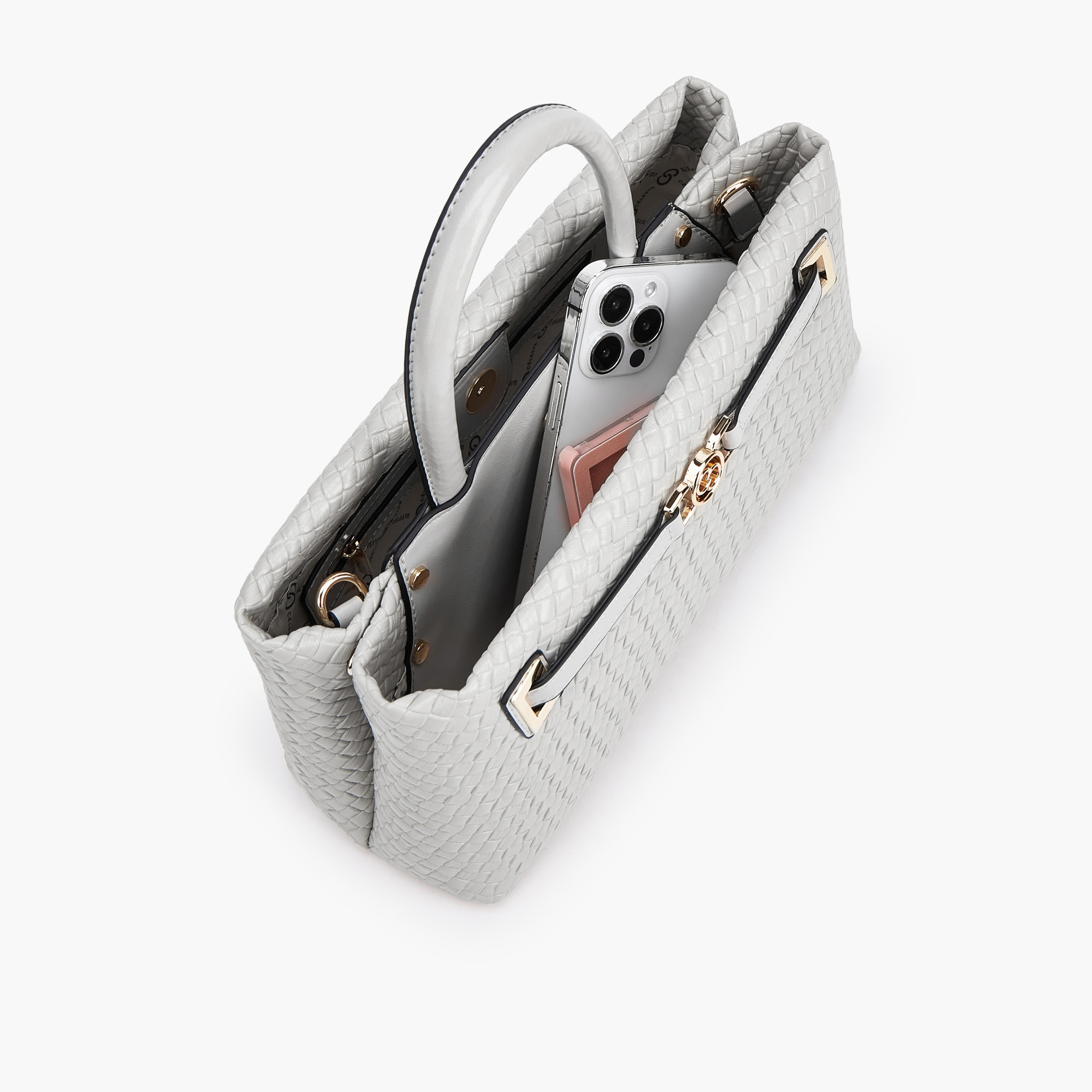 شنطة ساتشيل بارزة الملمس بحزام قابل للفصل من سيليست-women-bagsandwallets-handbags-image-7