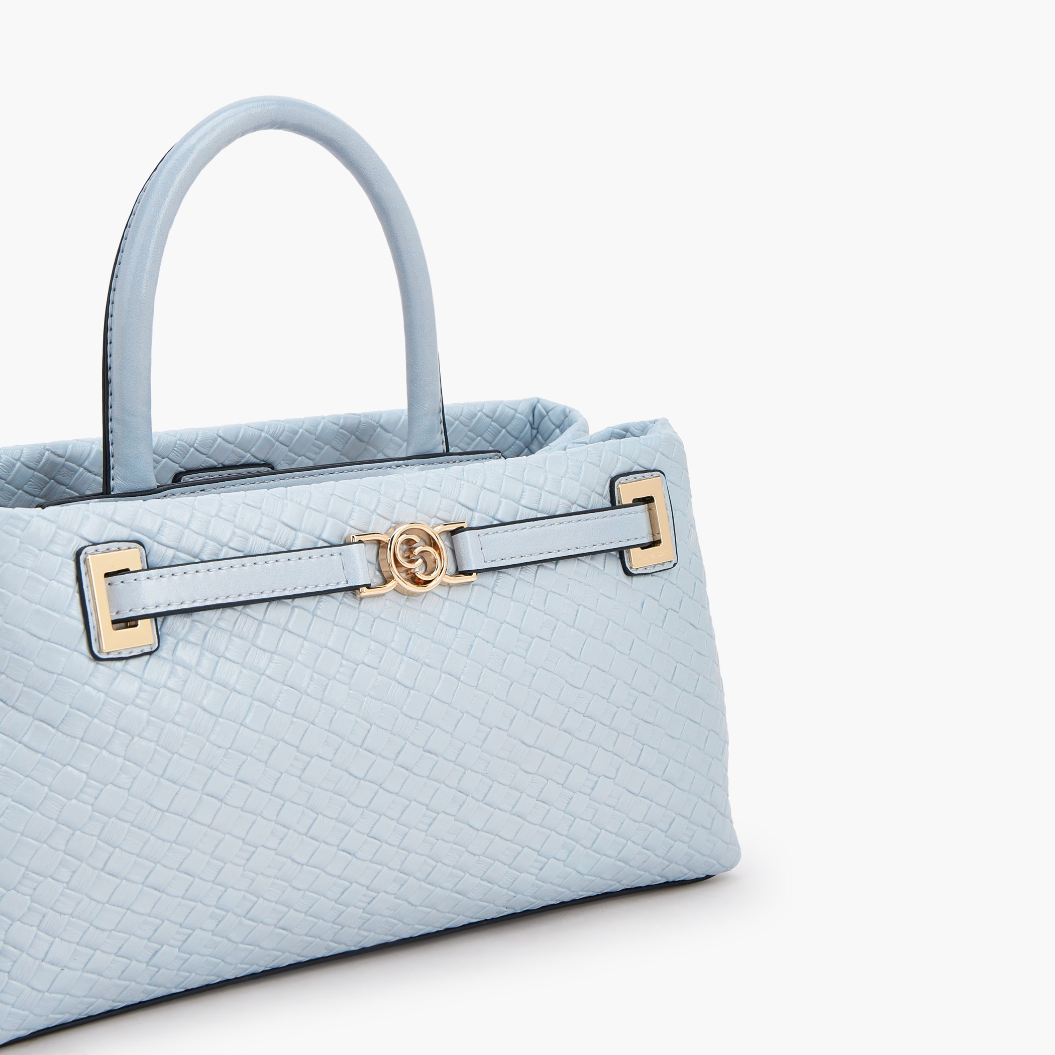Celeste Textured Satchel Bag with Detachable Strap-women-bagsandwallets-handbags-image-4