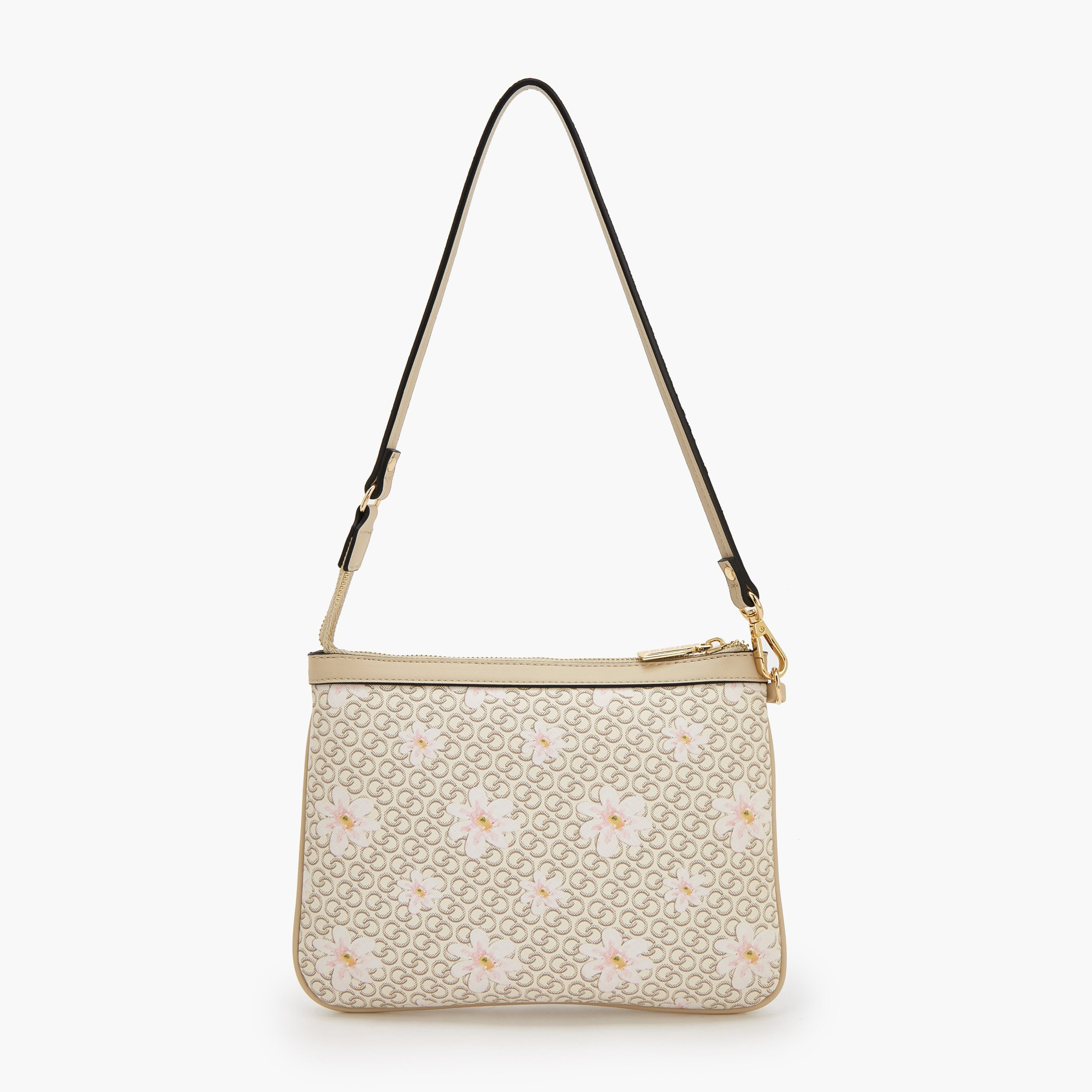 شنطة كتف بطبعات مونوجرام ومقبض حزام من سيليست-women-bagsandwallets-handbags-image-3