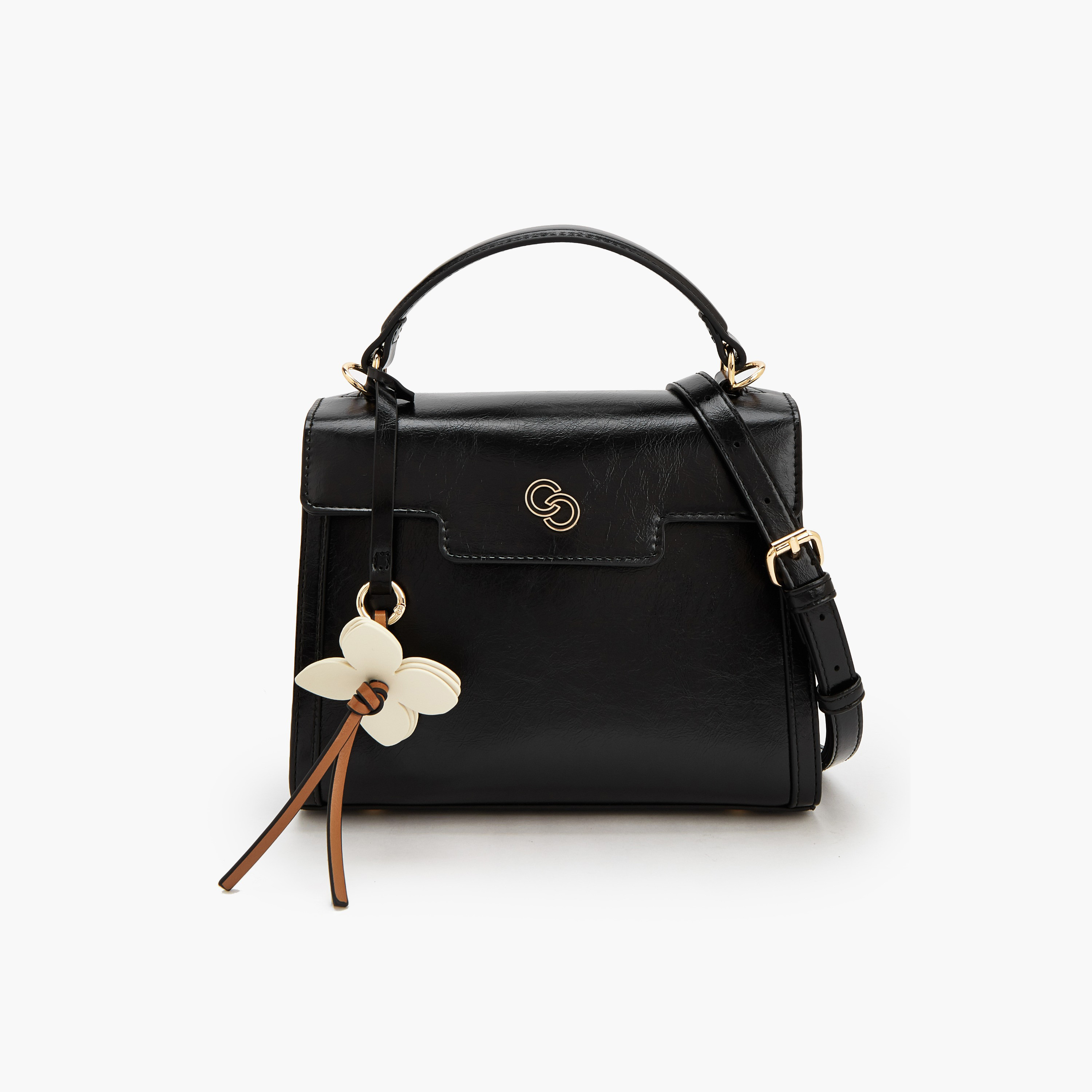 شنطة ساتشيل سادة بحزام قابل للفصل من سيليست-women-bagsandwallets-handbags-image-1