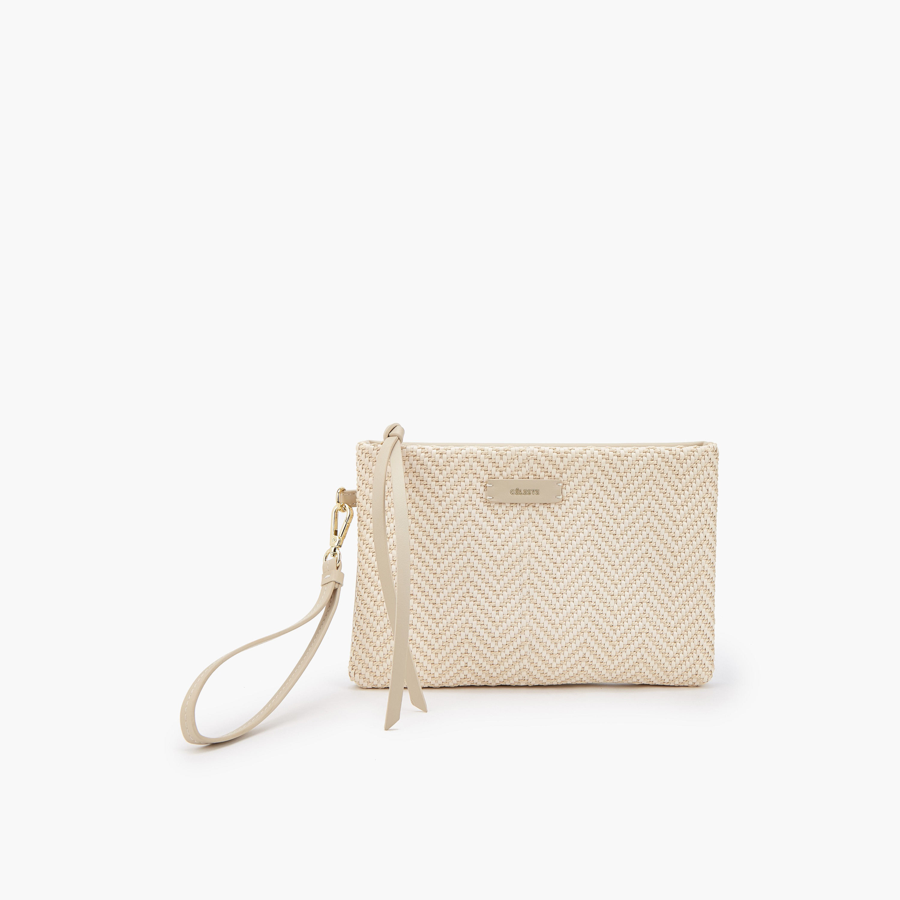 شنطة كلاتش بارزة الملمس بحزام معصم من سيليست-women-bagsandwallets-handbags-image-1
