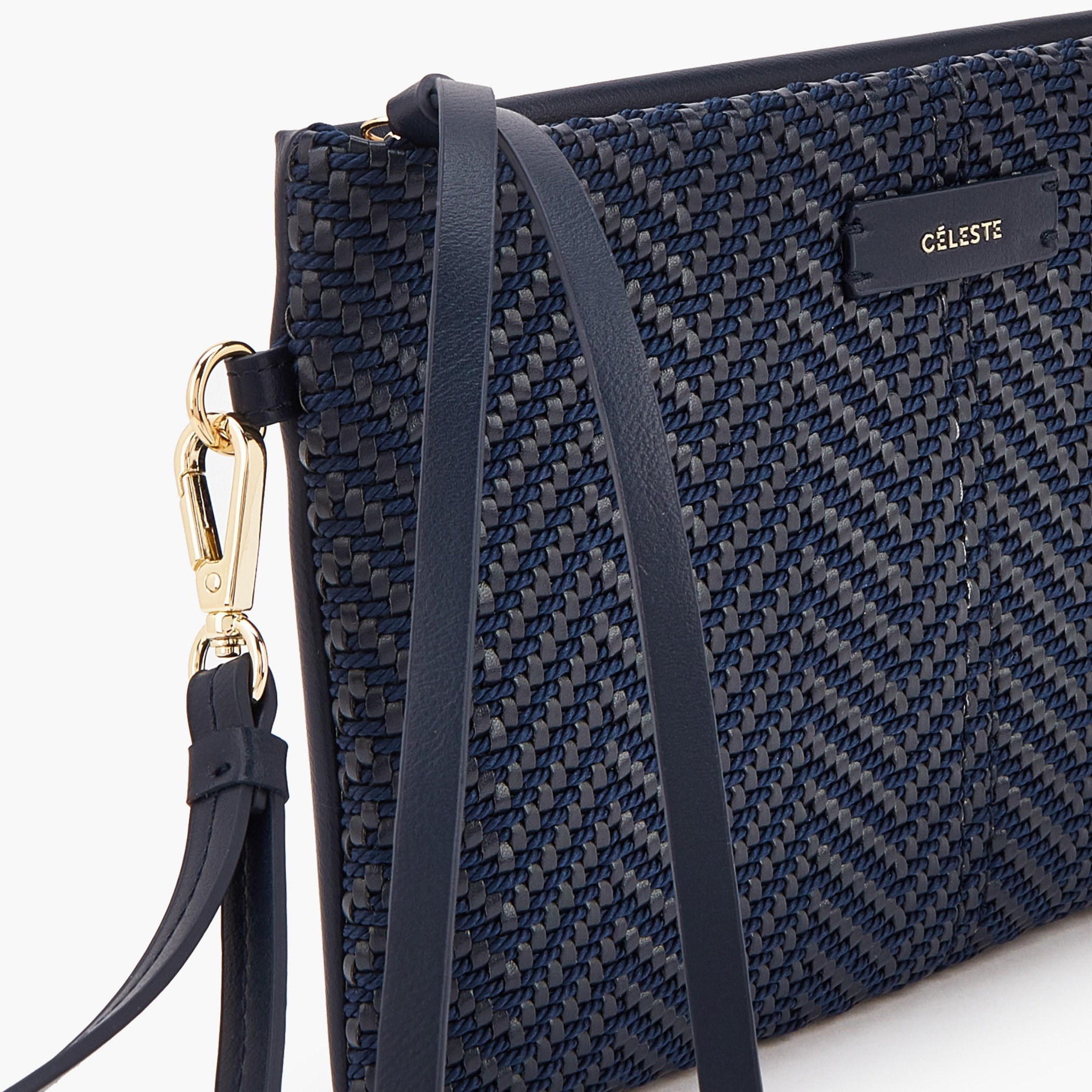Celeste Woven Textured Clutch with Wristlet-women-bagsandwallets-handbags-image-3