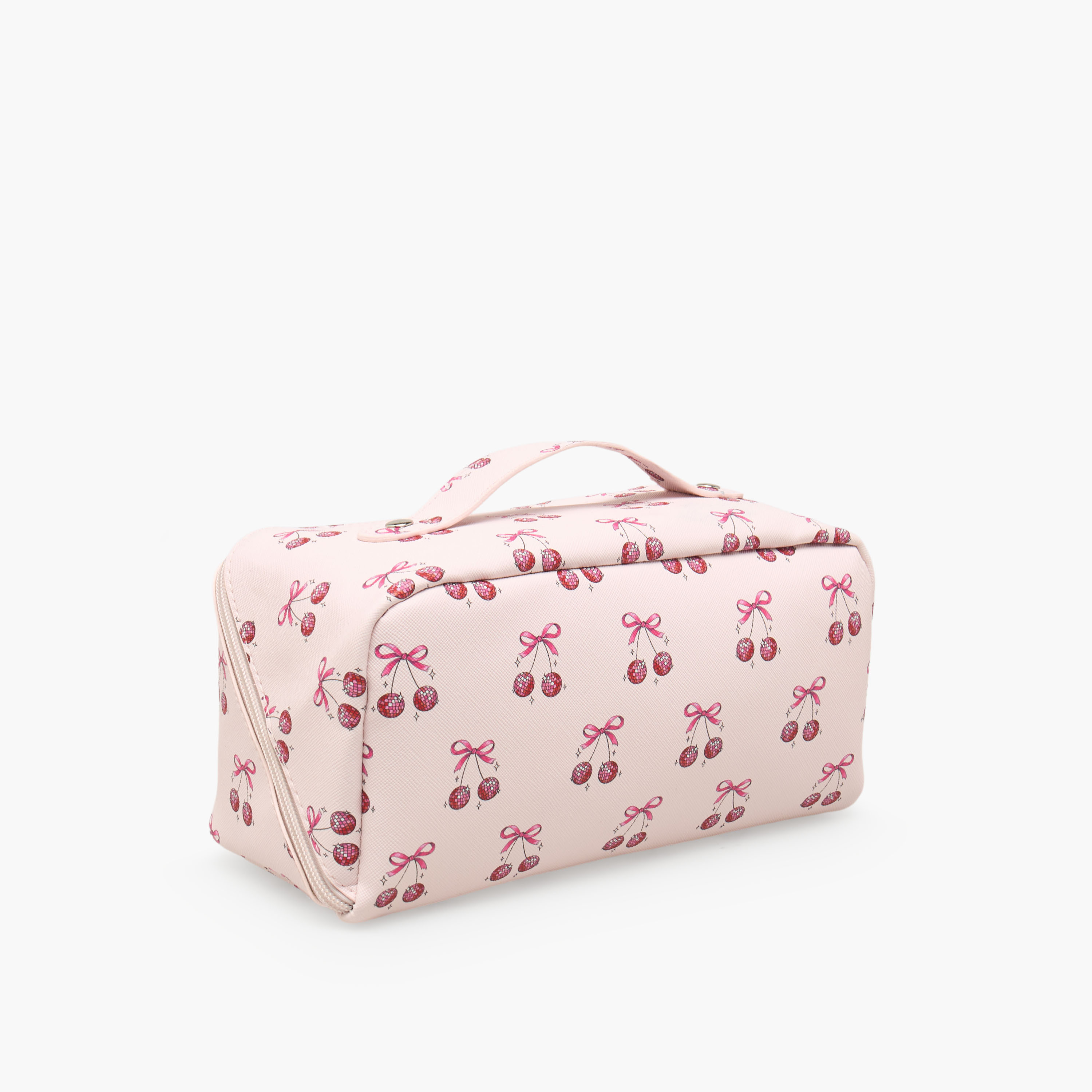Cherry Print Cosmetic Bag with Handle-beautyandpersonalcare-makeup-brushesandaccessories-makeuppouches-image-3