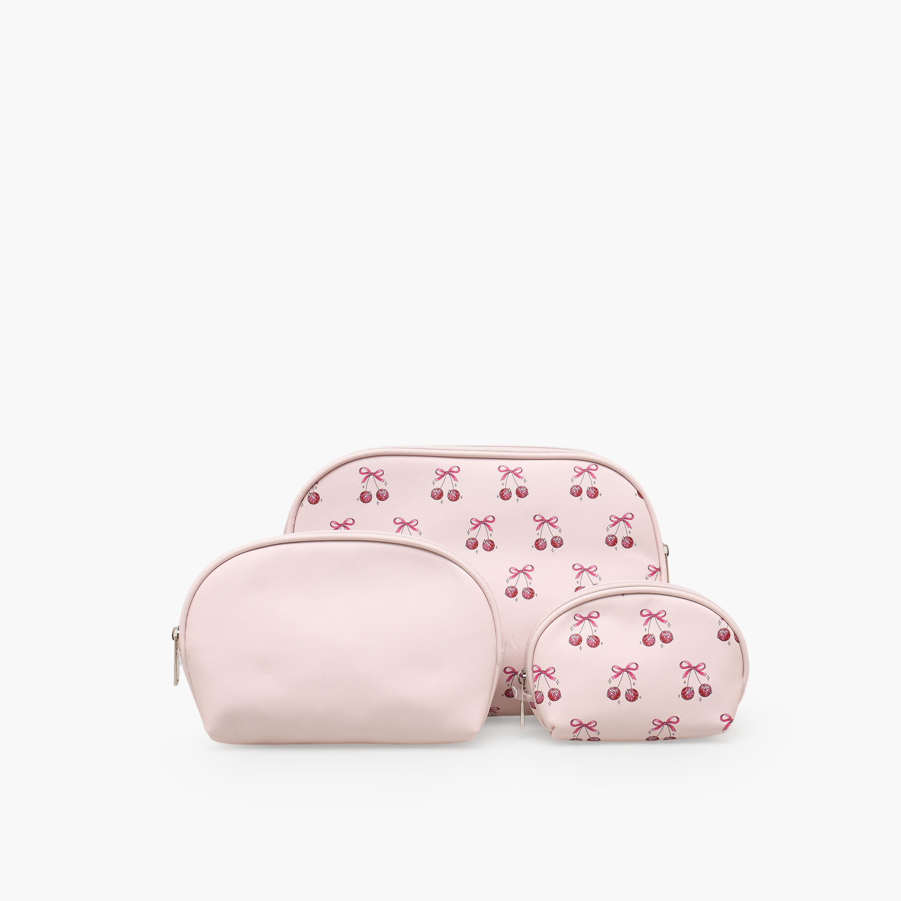 Assorted Print 3-Piece Cosmetic Bag Set-beautyandpersonalcare-makeup-brushesandaccessories-makeuppouches-image-1
