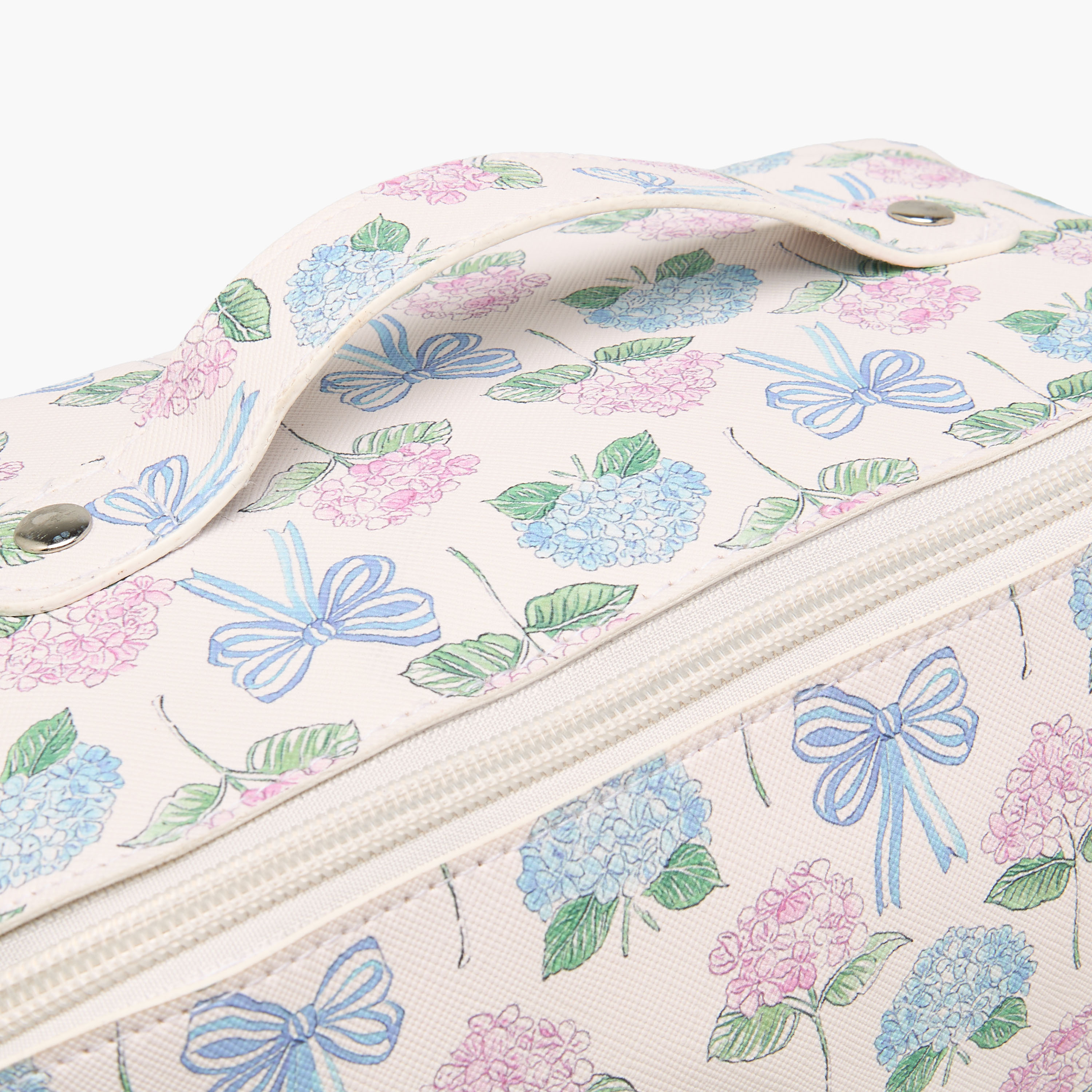 Floral Print Cosmetic Bag with Handle-beautyandpersonalcare-makeup-brushesandaccessories-makeuppouches-image-4