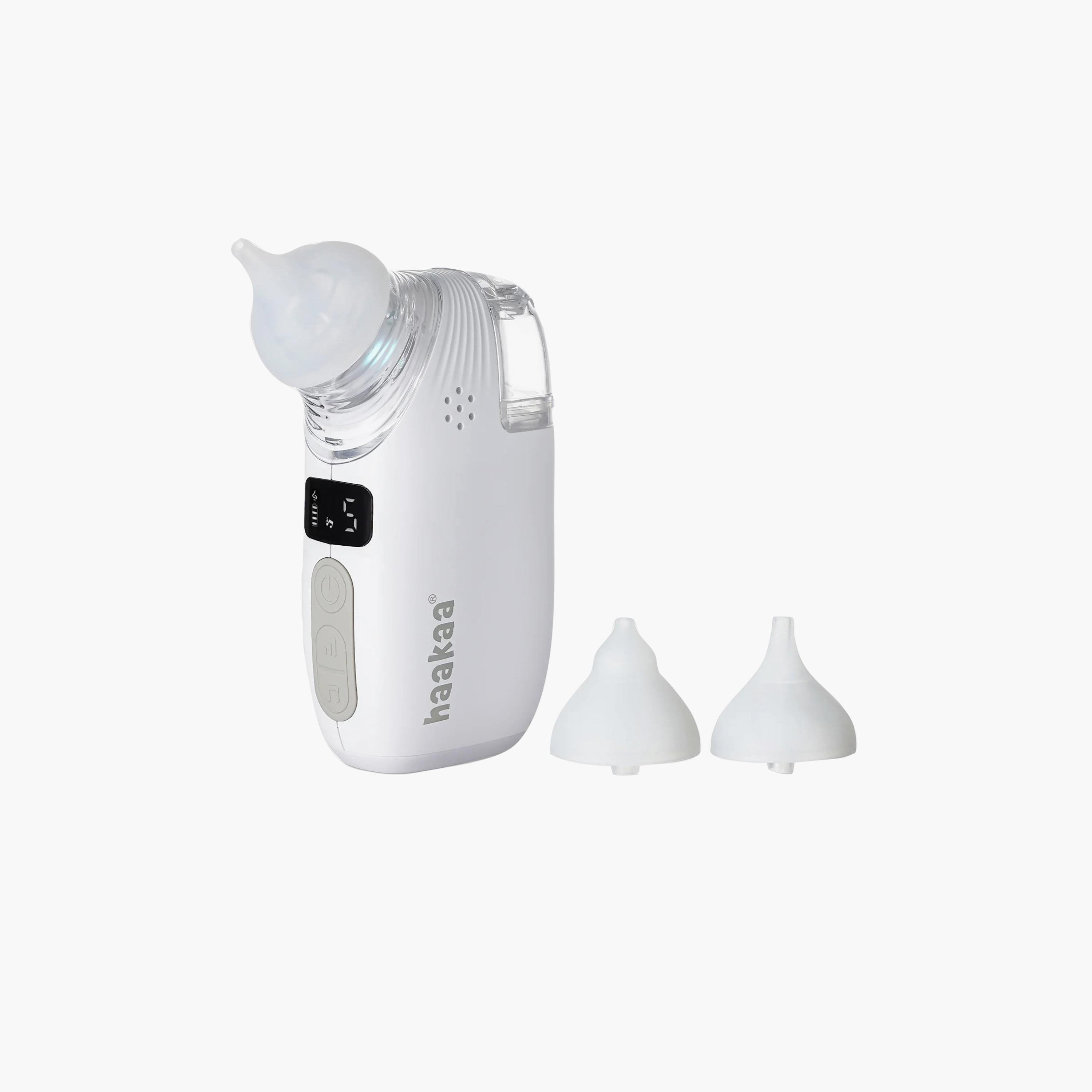 Haakaa 2-in-1 Electric Baby Nasal Aspirator with Sprayer-baby-healthandsafety-thermometersandaspirators-image-1