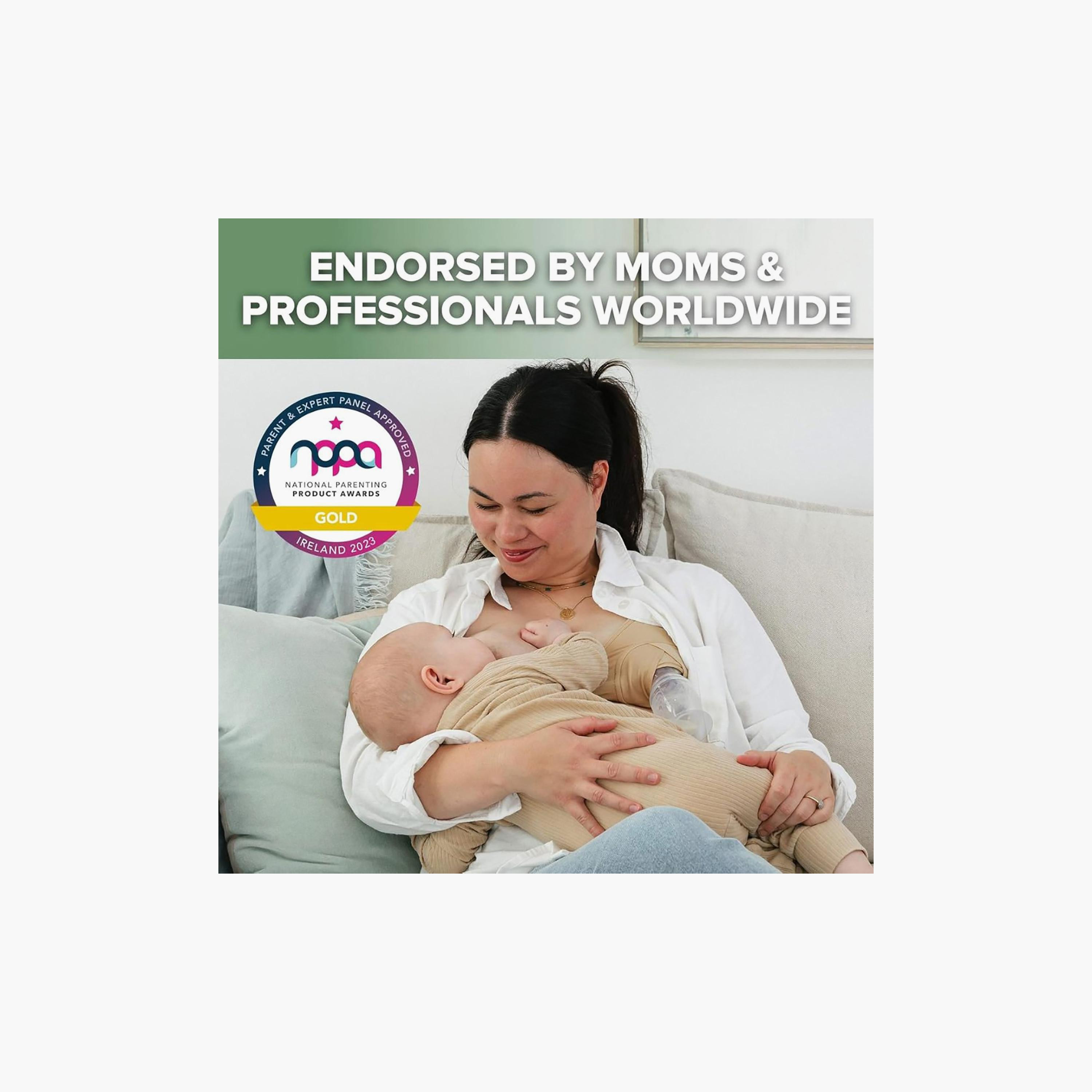 Haakaa Gen 2 Silicone Breast Pump & Cap Set - 100ml-baby-feeding-breastfeedingandcare-image-4