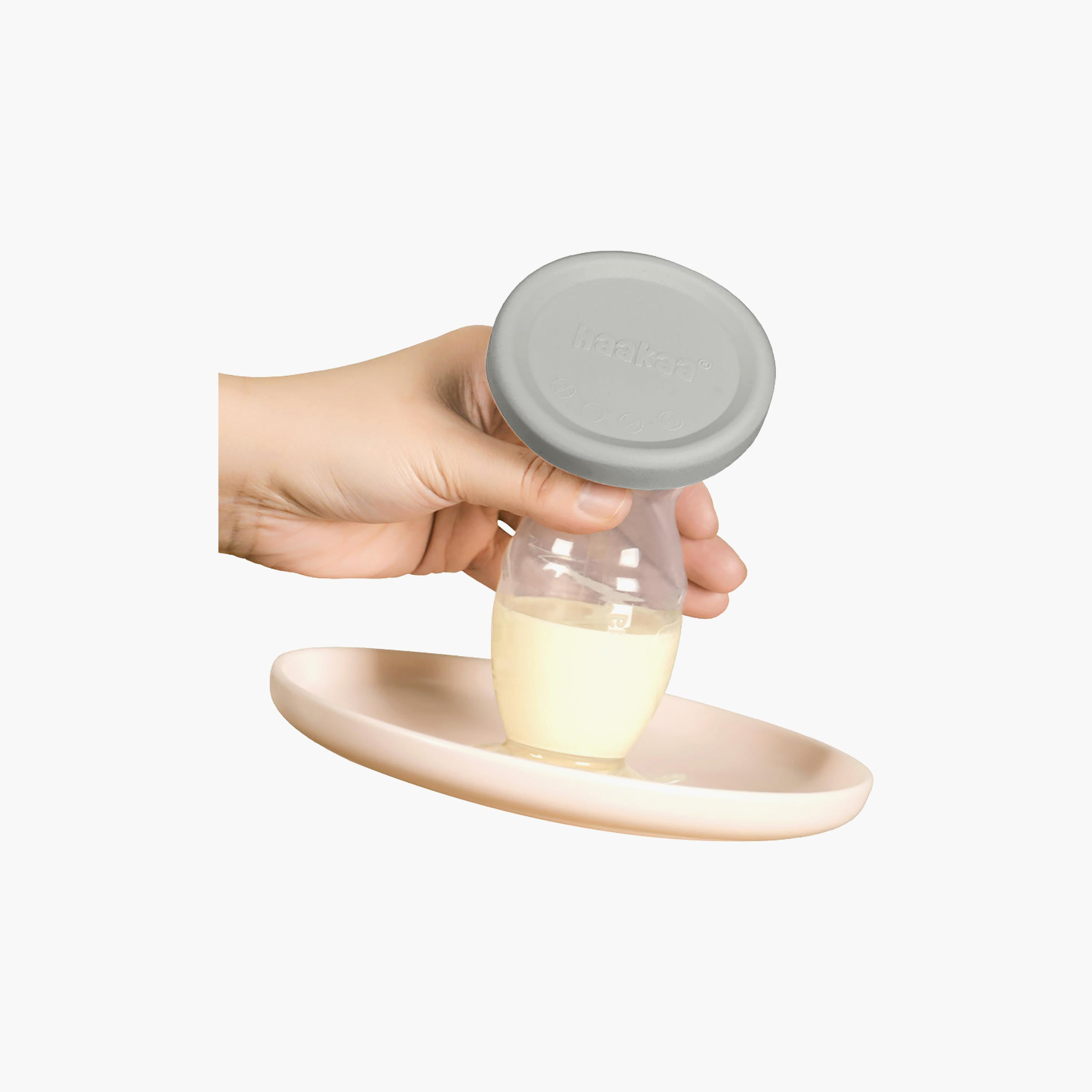 Haakaa Gen 2 Silicone Breast Pump & Cap Set - 150ml-baby-feeding-breastfeedingandcare-image-2