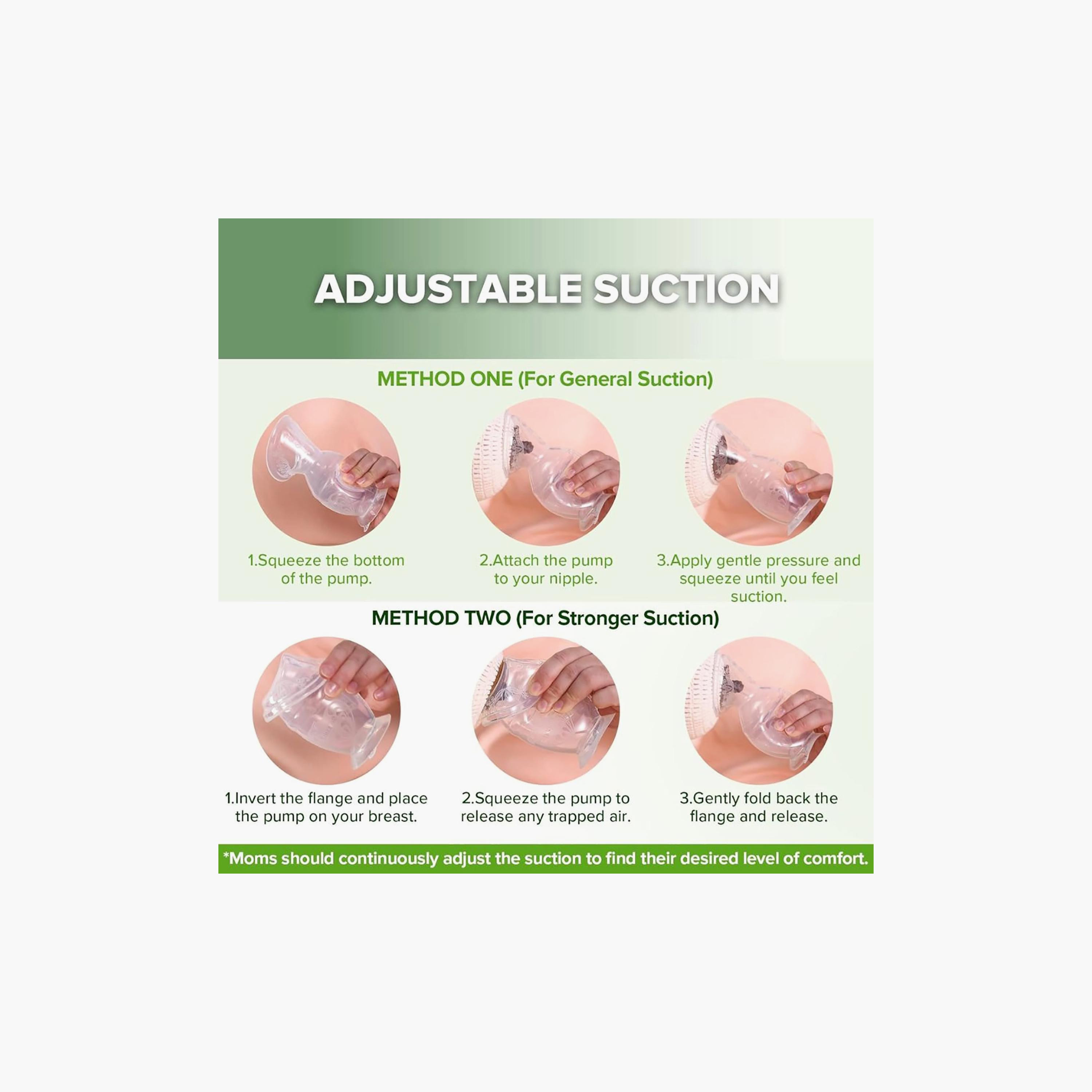 Haakaa Gen 2 Silicone Breast Pump & Cap Set - 150ml-baby-feeding-breastfeedingandcare-image-8