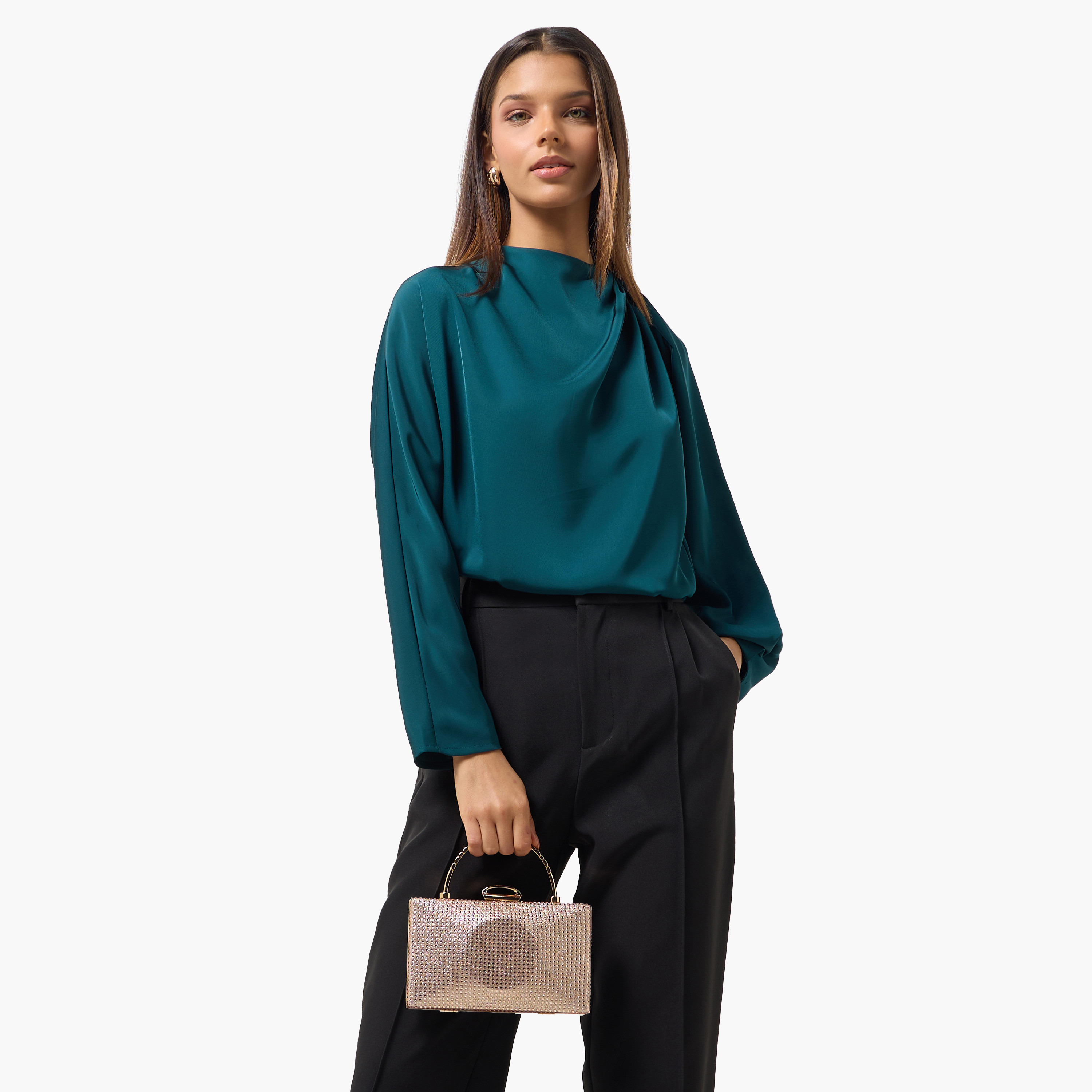 Sasha Embellished Clutch with Detachable Chain Strap-women-bagsandwallets-handbags-image-8