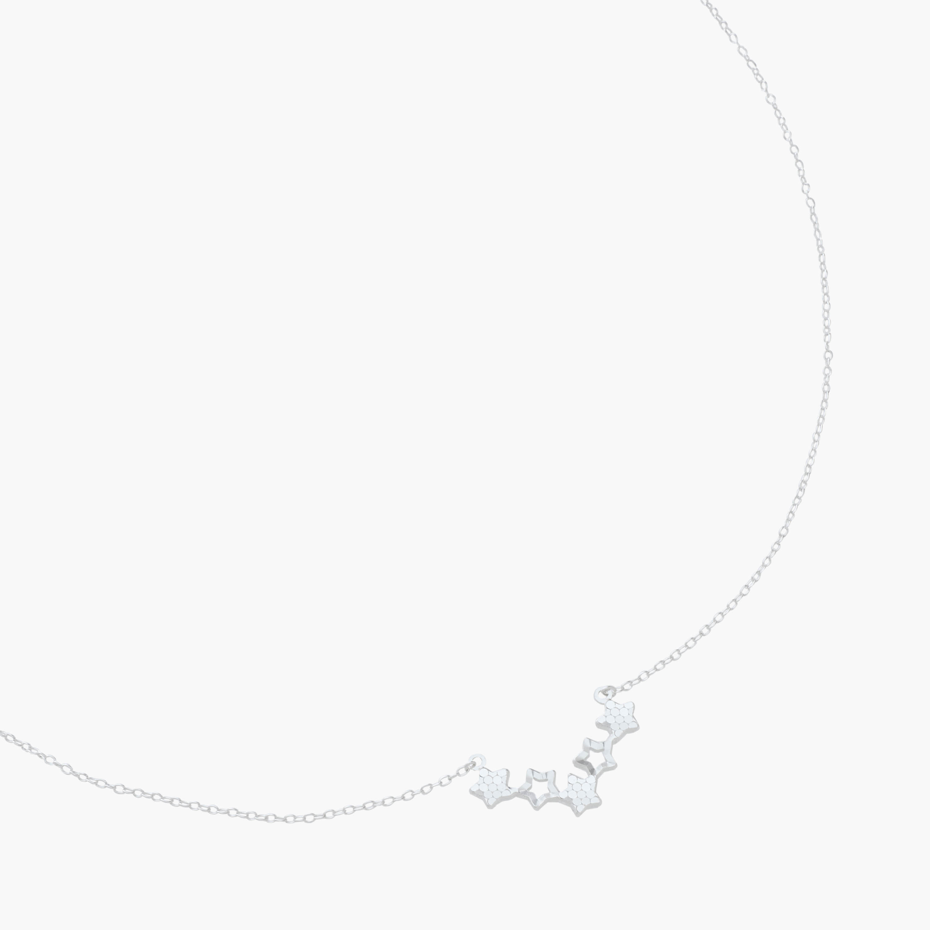 عقد فضي اللون بتزيينات نجوم-women-watchesandjewellery-jewellery-necklacesandpendants-image-2