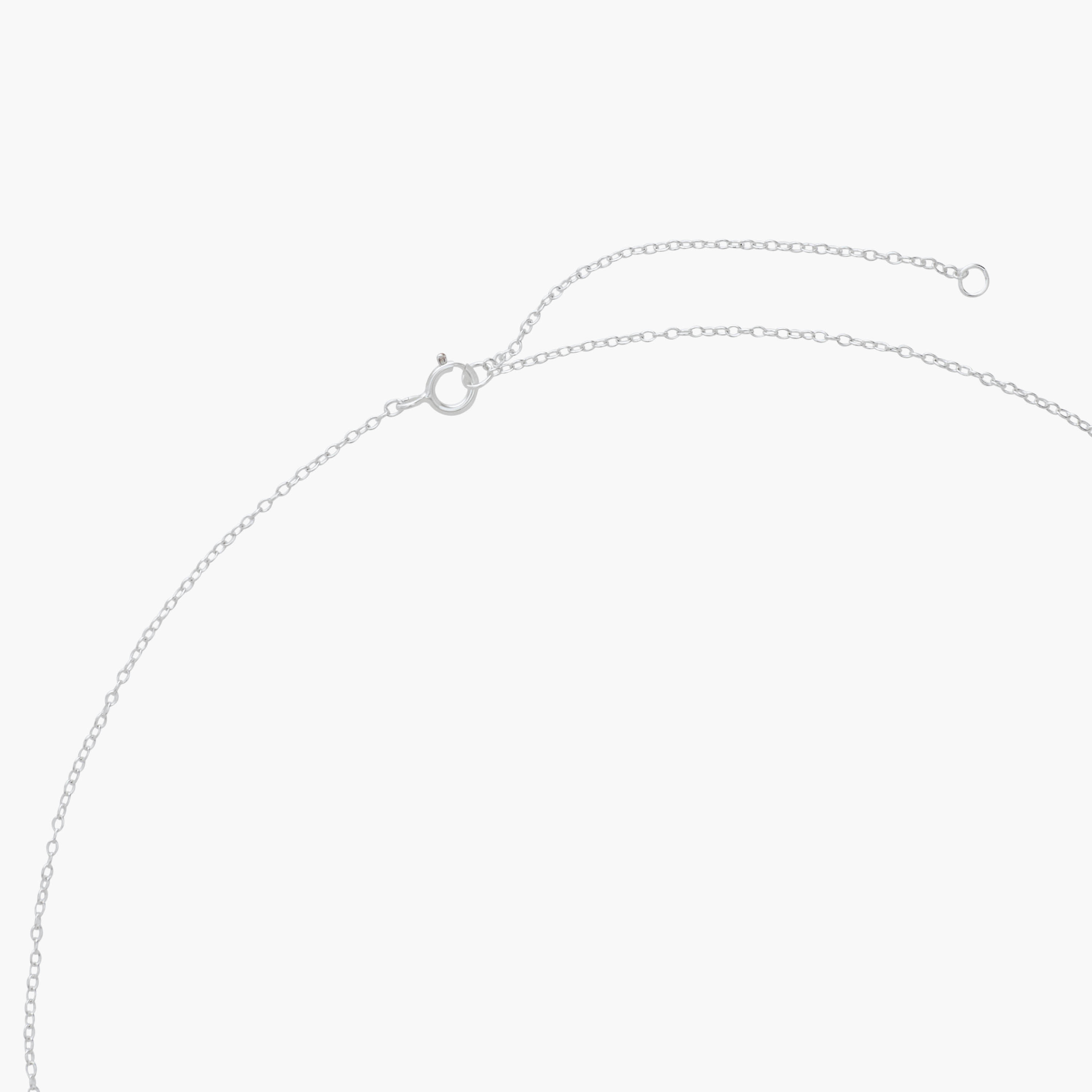 عقد بلون فضي بدلاية متدلية قلب-women-watchesandjewellery-jewellery-necklacesandpendants-image-3
