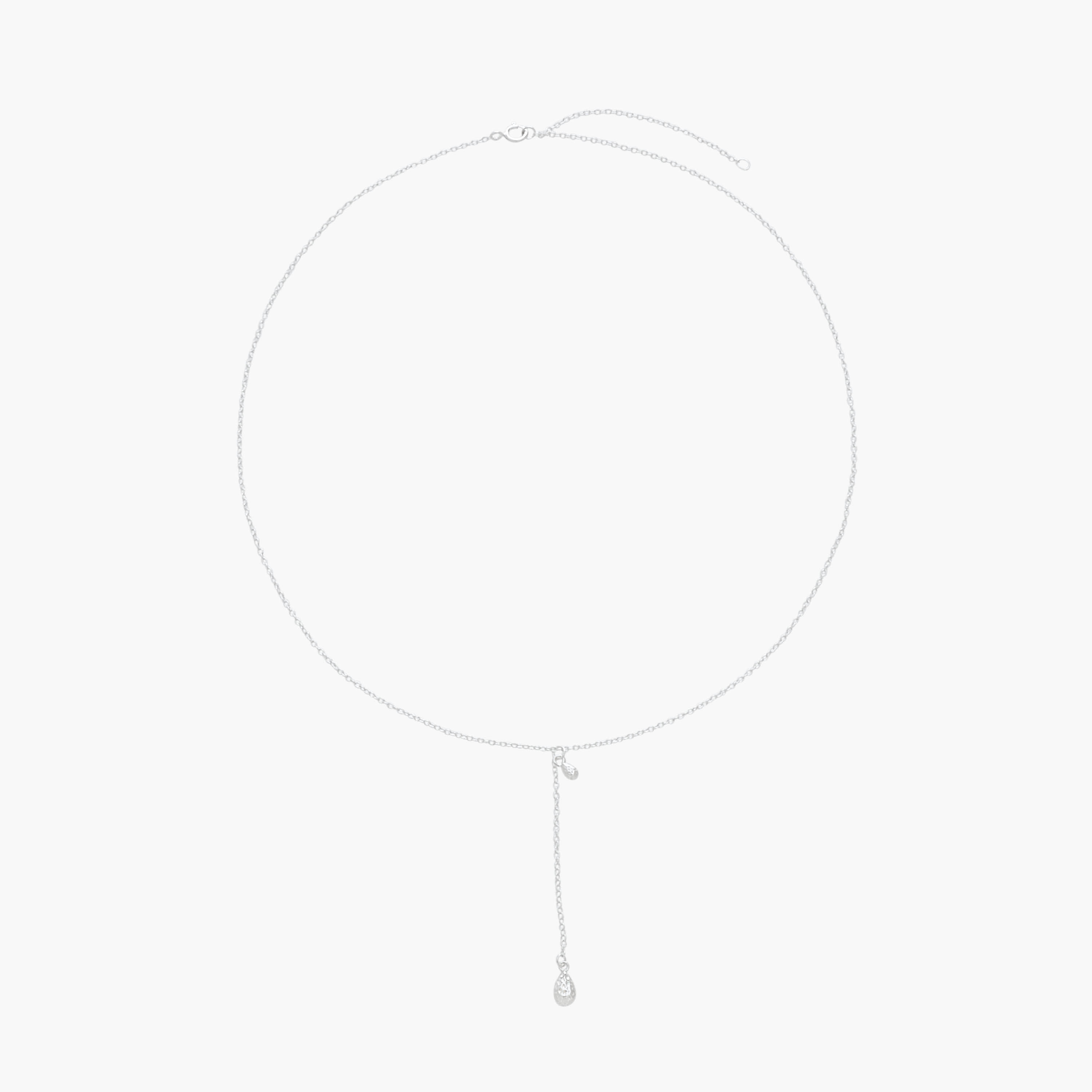 عقد بلون فضي بدلاية متدلية-women-watchesandjewellery-jewellery-necklacesandpendants-image-1