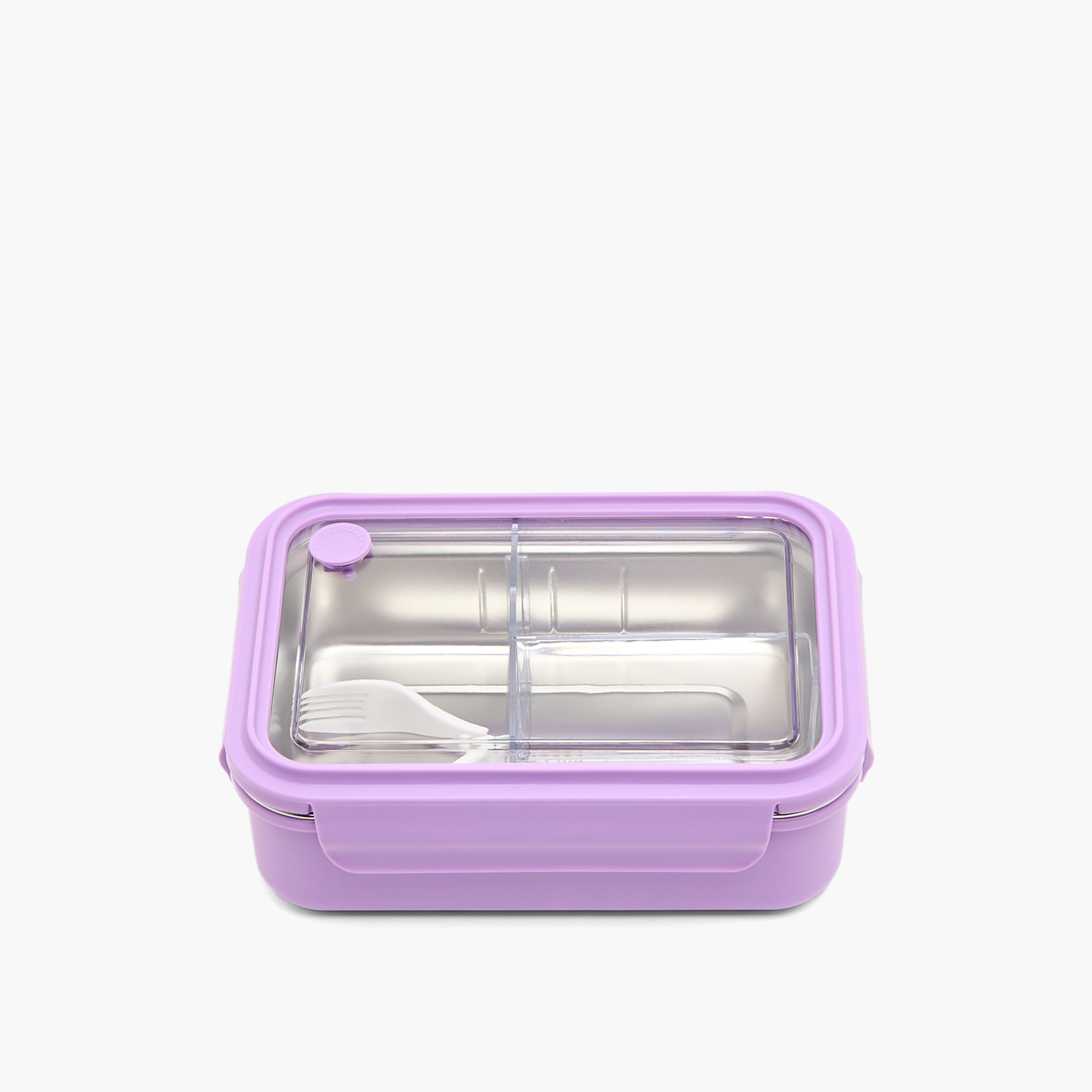 Solid Lunch Box for Kids with Foldable Fork - 1.1 L-school-lunchessentials-lunchboxes-image-2