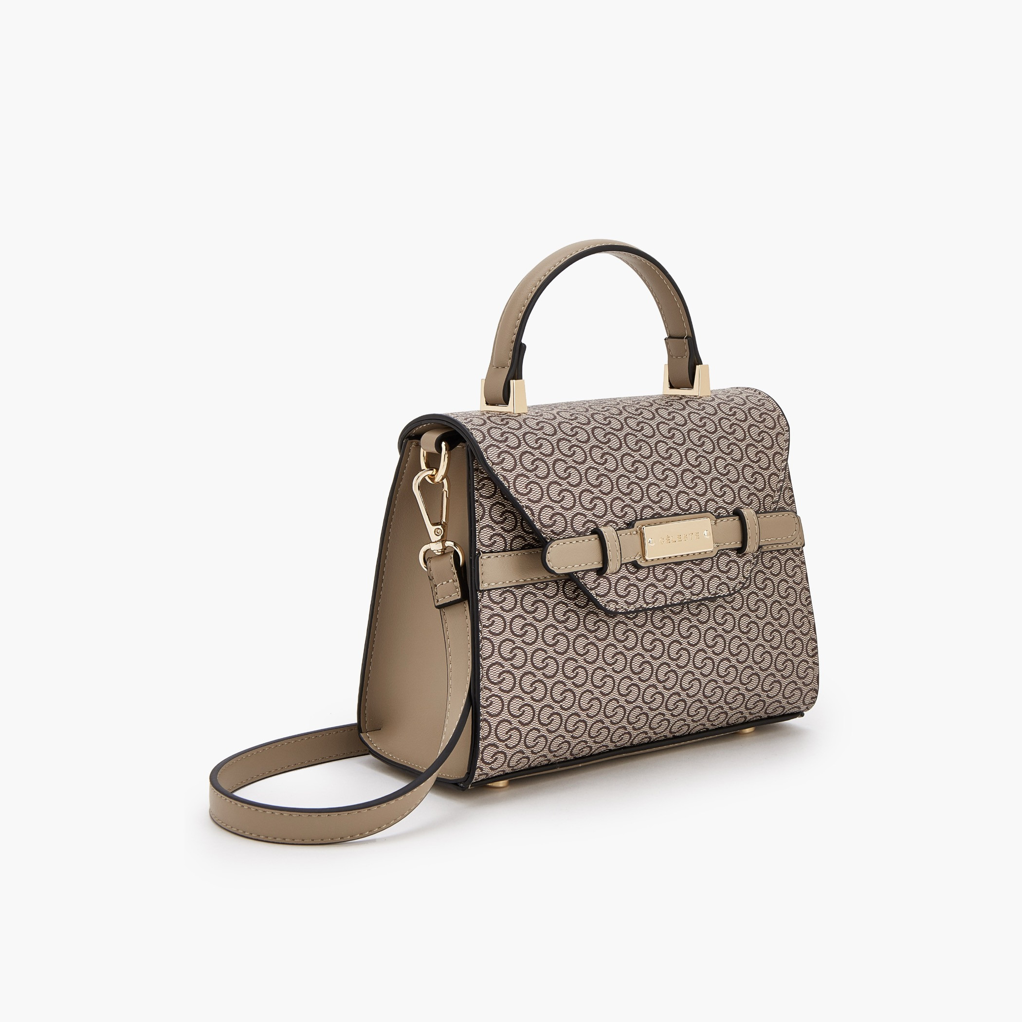 شنطة ساتشيل بحزام قابل للفصل وطبعات مونوجرام من سيليست-women-bagsandwallets-handbags-image-3