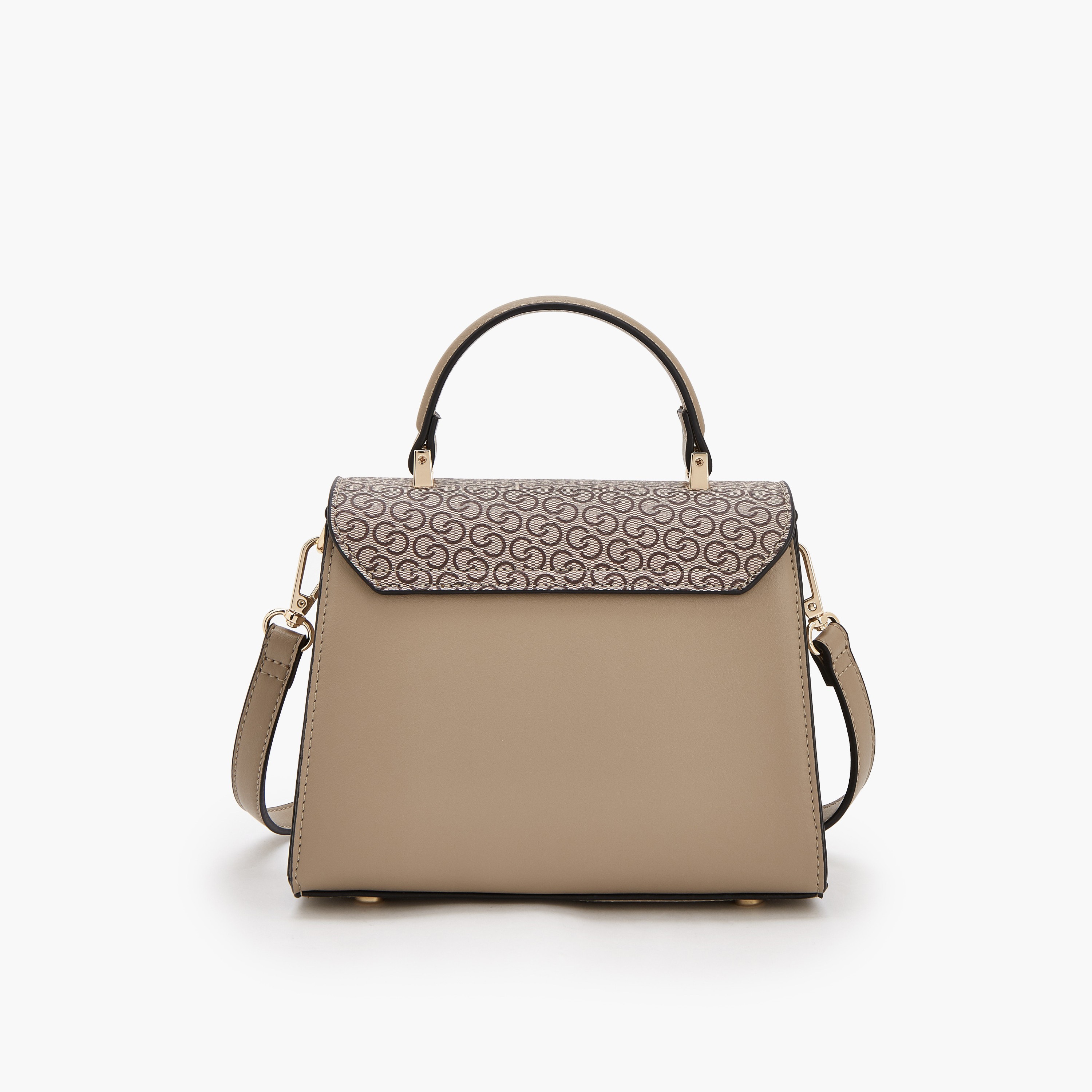 شنطة ساتشيل بحزام قابل للفصل وطبعات مونوجرام من سيليست-women-bagsandwallets-handbags-image-5