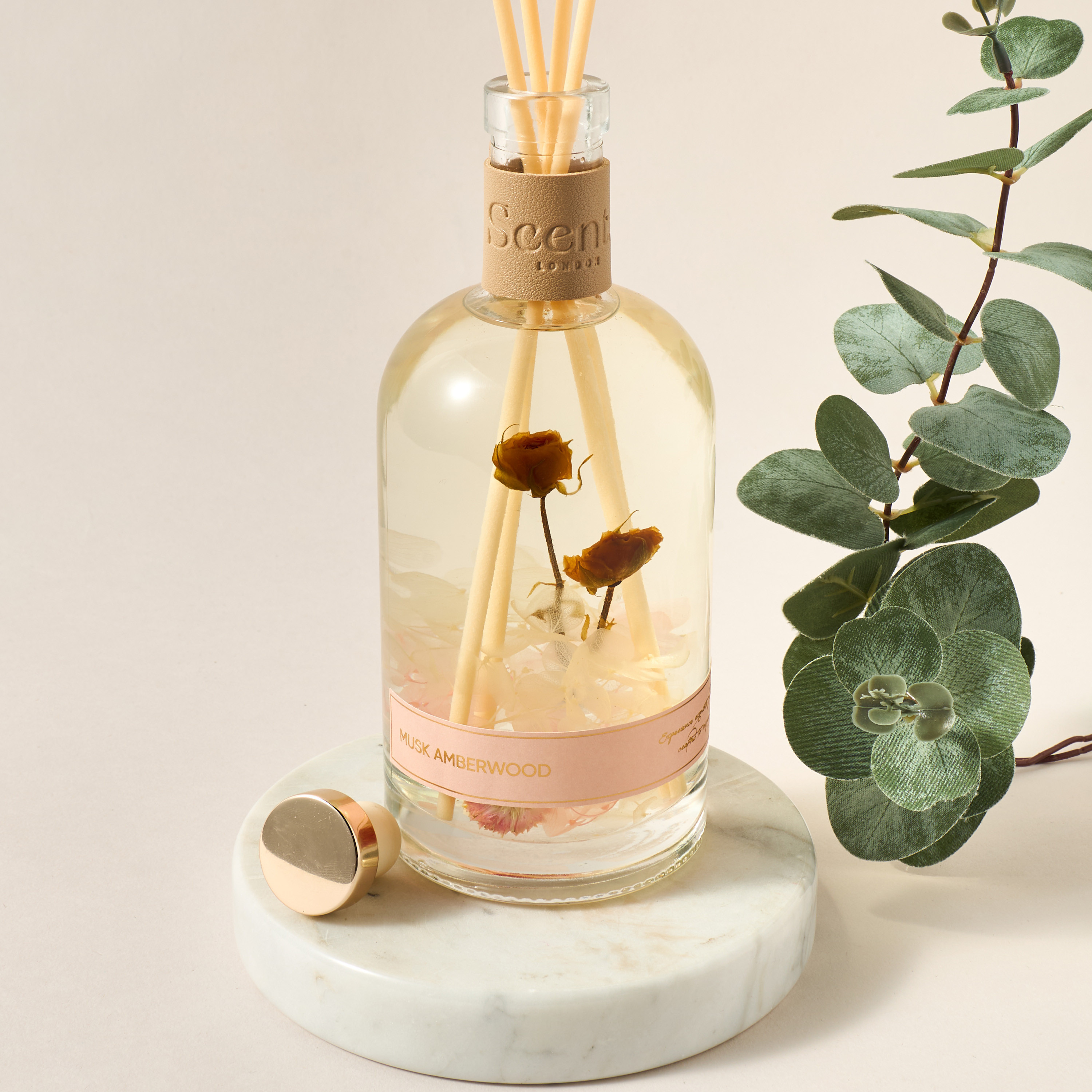Scent.d London Musk Amberwood Reed Diffuser - 500 ml-household-homefragrance-reeddiffusers-image-2
