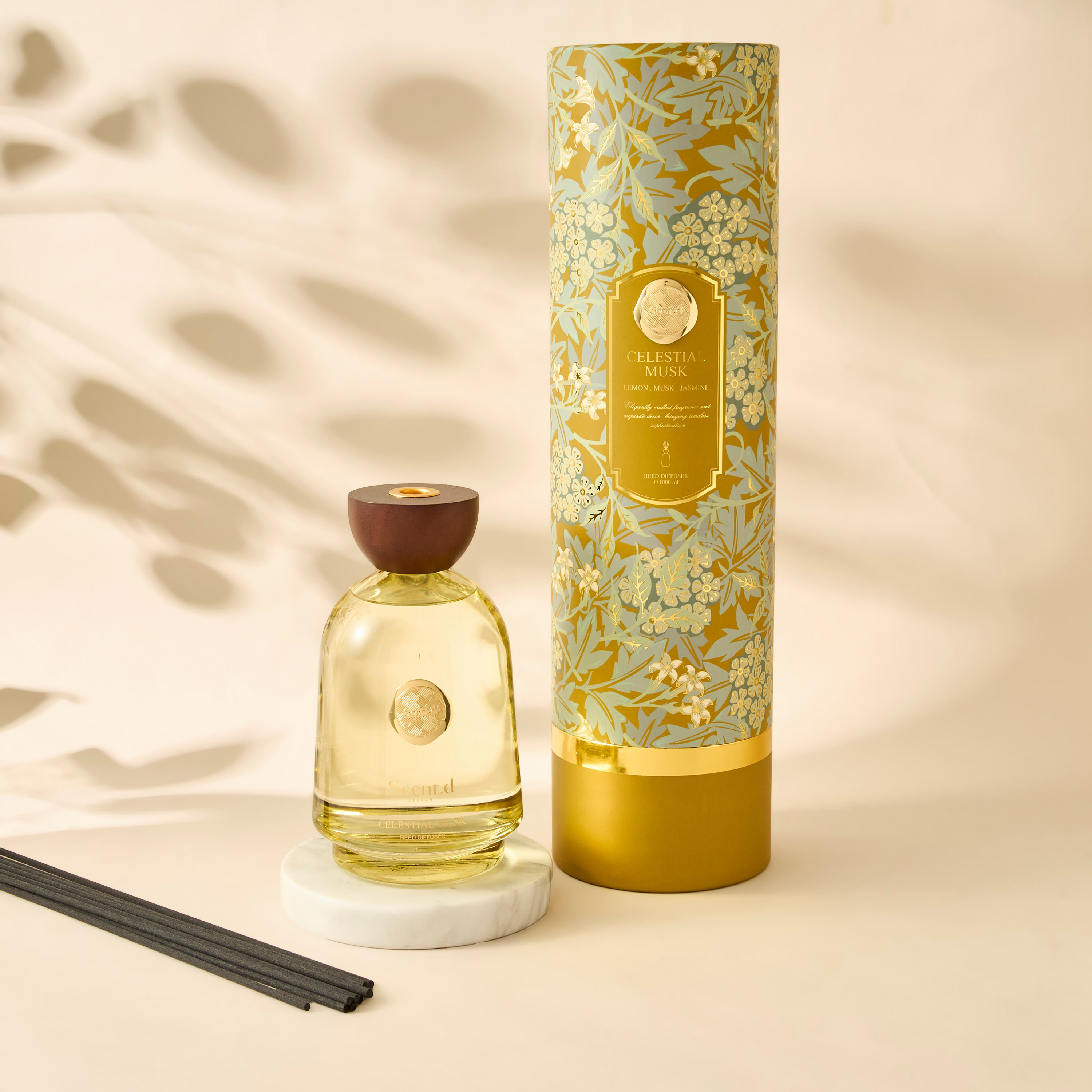 Scent.d London Celestial Musk Reed Diffuser - 1000 ml-household-homefragrance-reeddiffusers-image-4