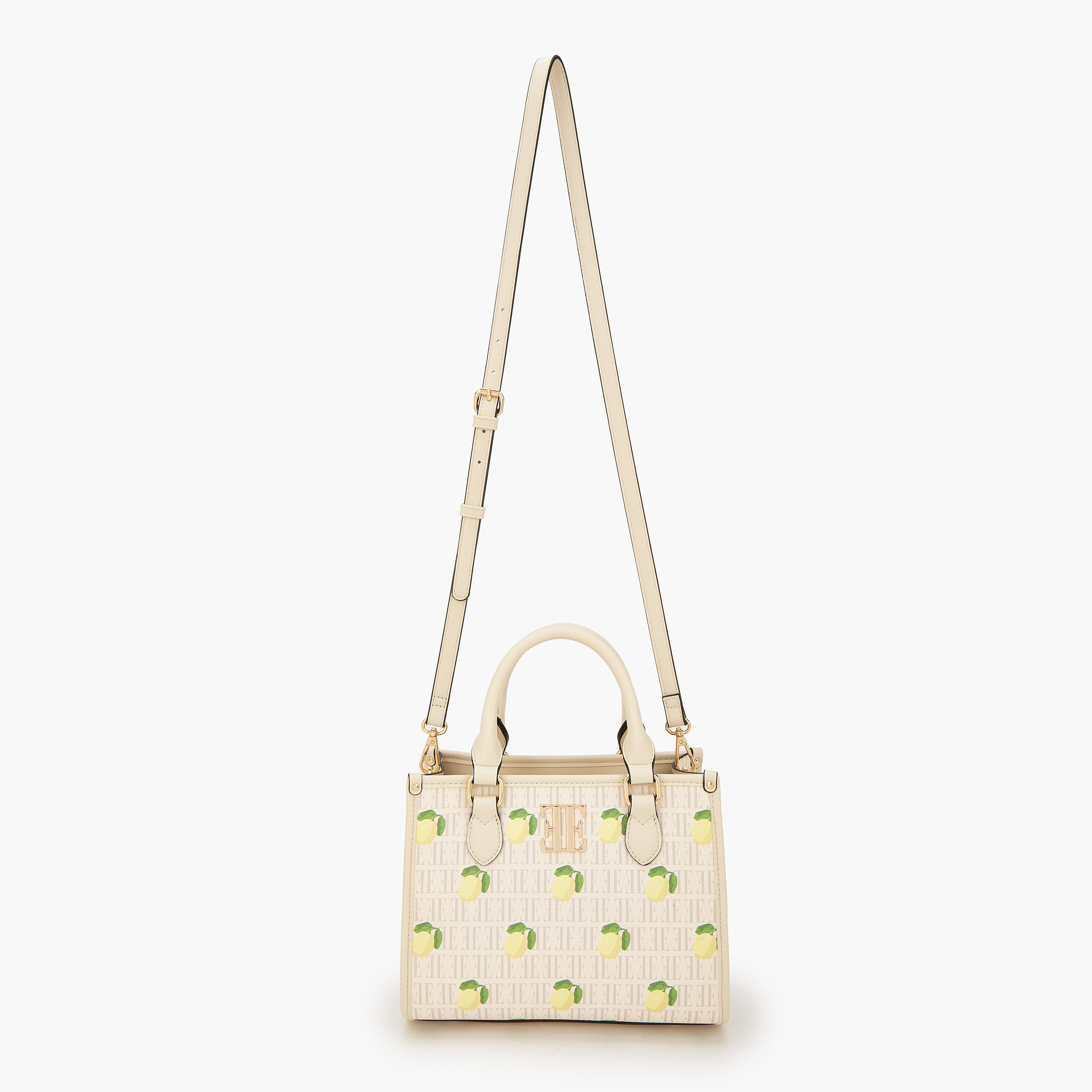 Elle Lemon Print Tote Bag with Detachable Strap-women-bagsandwallets-handbags-image-2