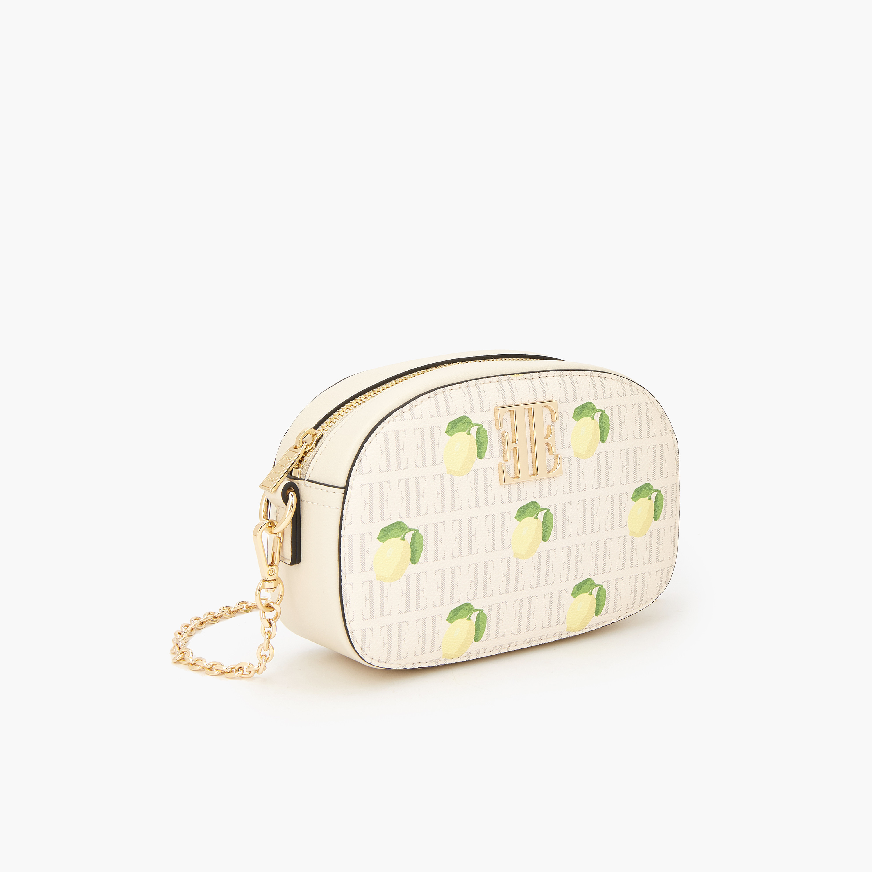 Elle Lemon Print Crossbody Bag with Detachable Chain Strap-women-bagsandwallets-handbags-image-4
