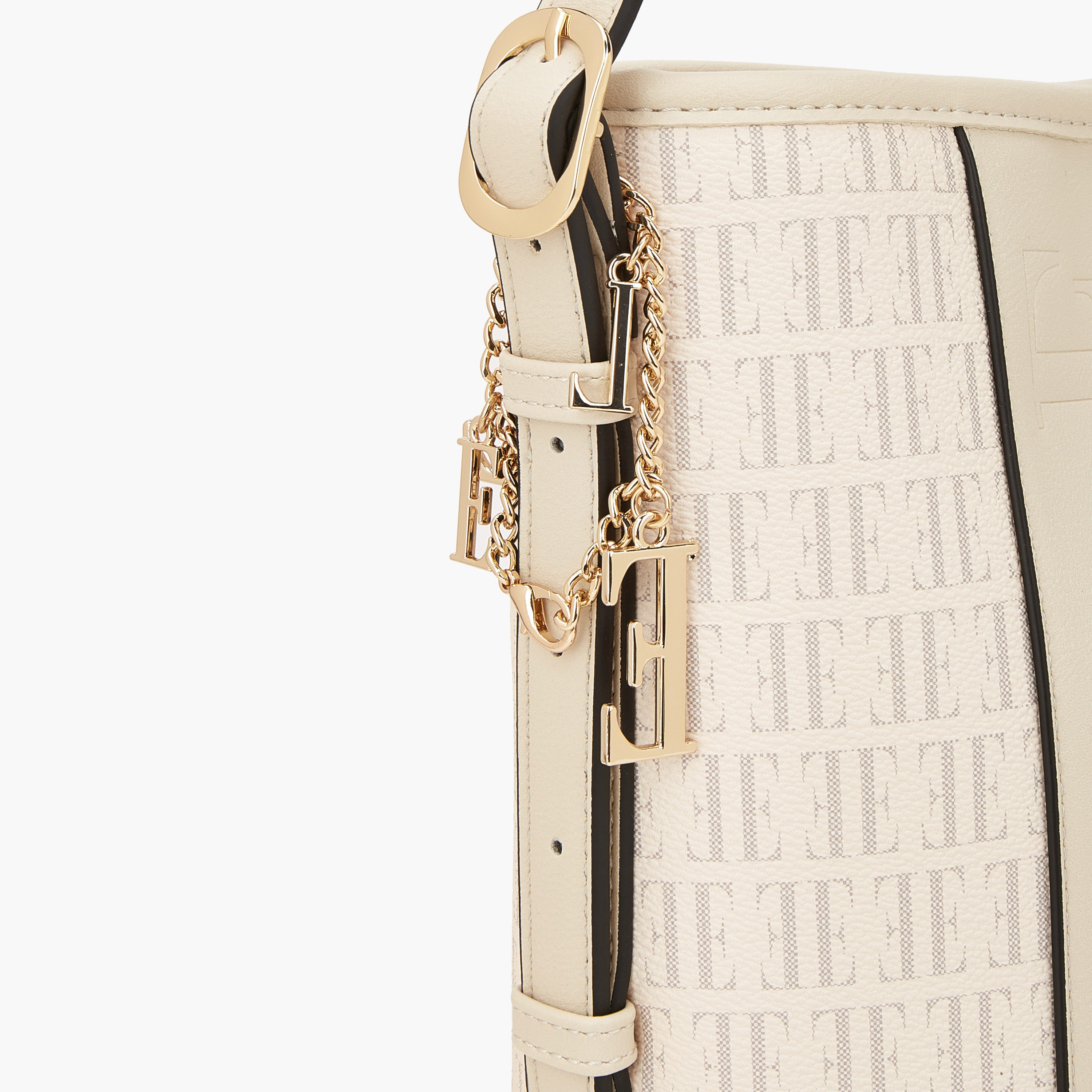Elle Monogram Print Shoulder Bag with Pouch-women-bagsandwallets-handbags-image-5