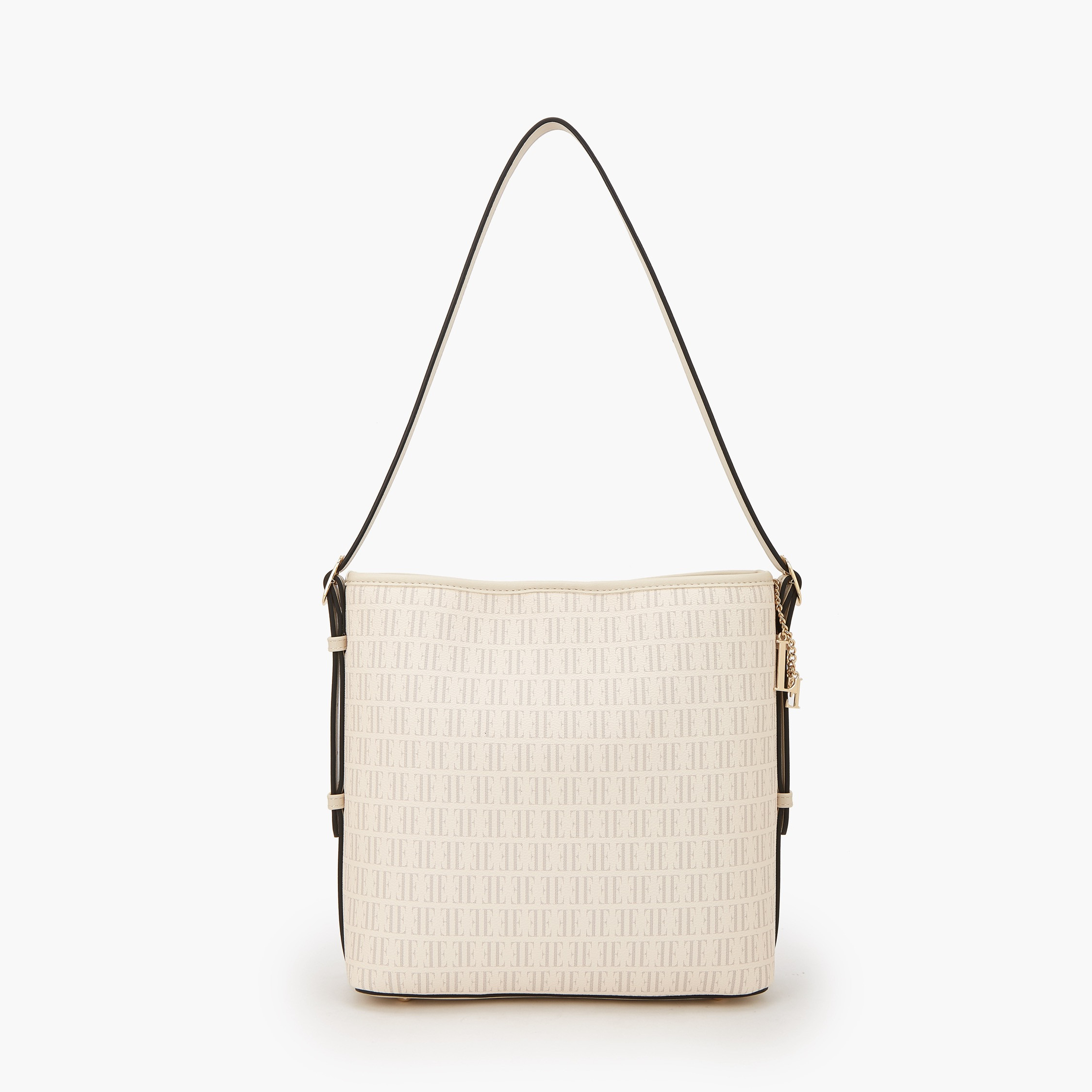 Elle Monogram Print Shoulder Bag with Pouch-women-bagsandwallets-handbags-image-6