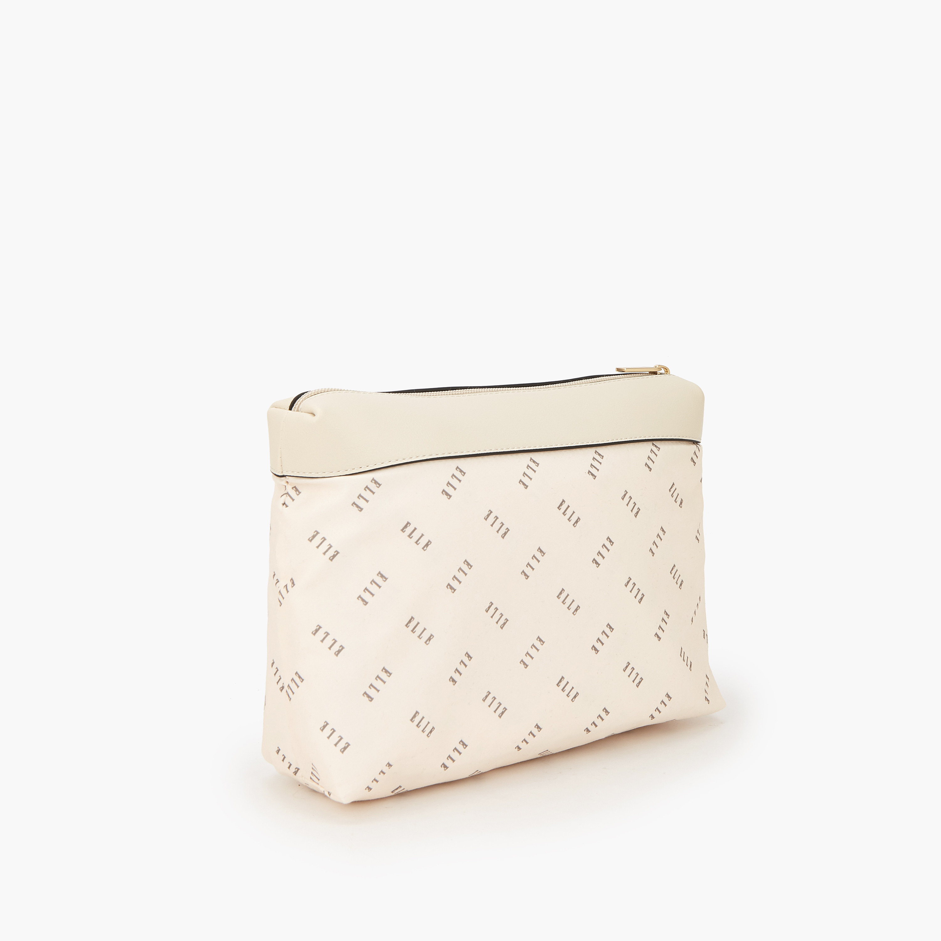 Elle Monogram Print Shoulder Bag with Pouch-women-bagsandwallets-handbags-image-8