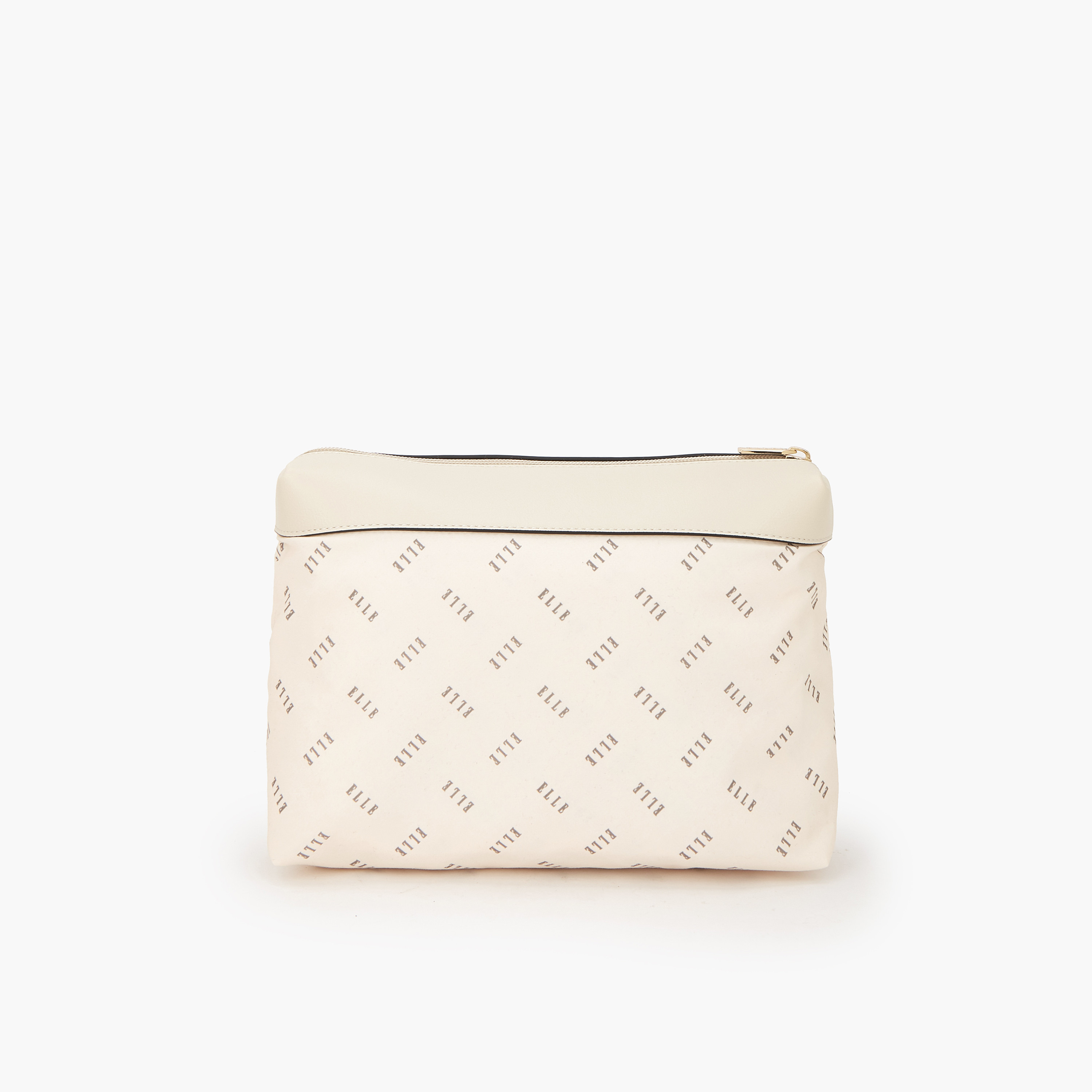 Elle Monogram Print Shoulder Bag with Pouch-women-bagsandwallets-handbags-image-9