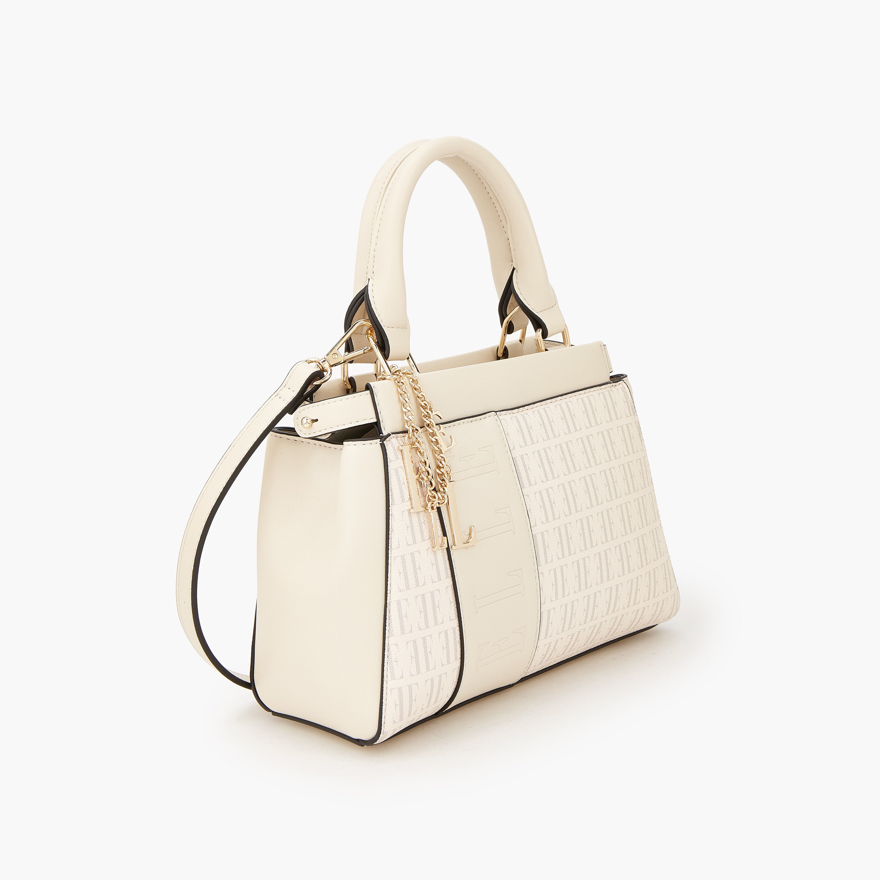 شنطة ساتشيل بطبعات مونوجرام وحزام قابل للفصل من إيل-women-bagsandwallets-handbags-image-3