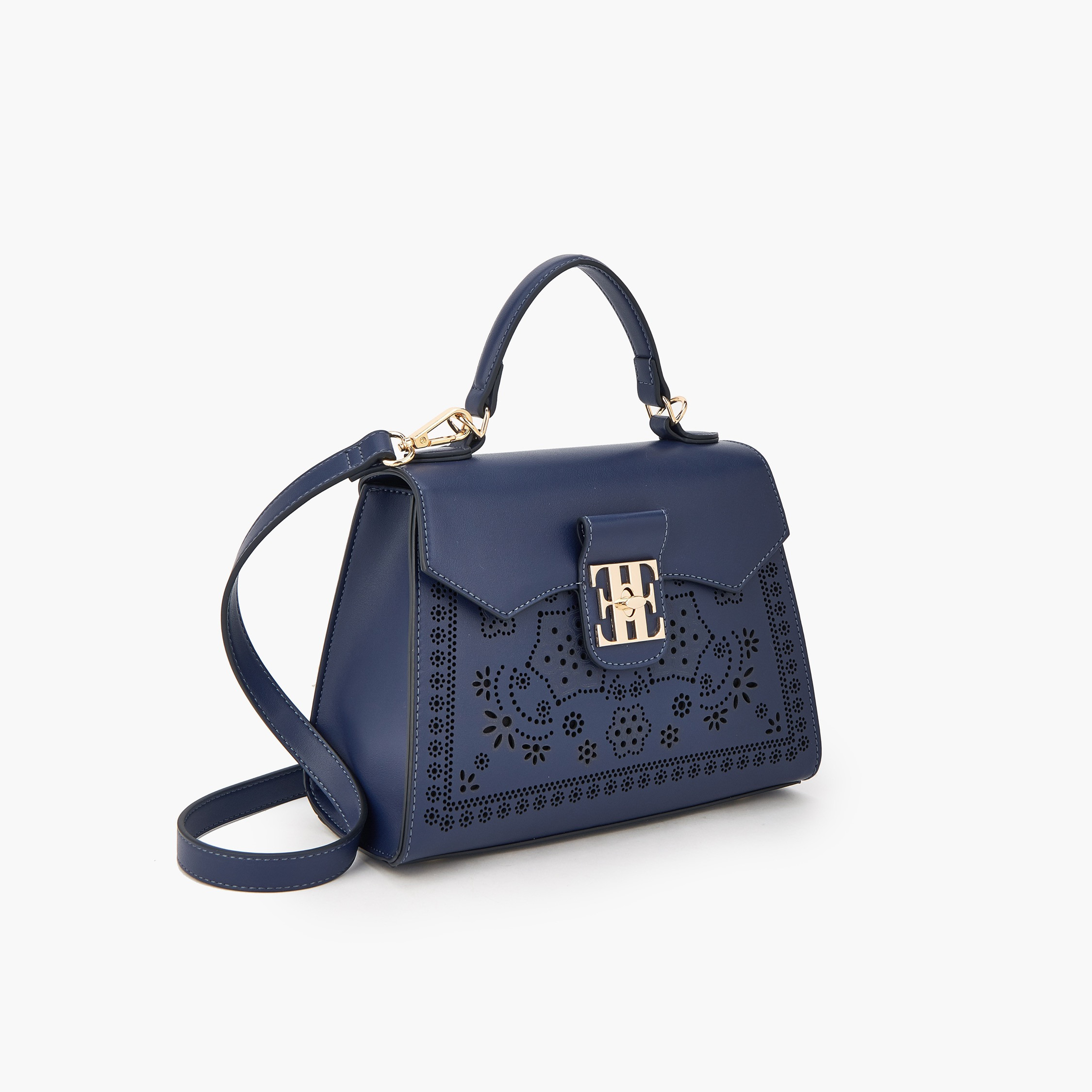 شنطة ساتشيل بحزام قابل للفصل ونقوش مفرغة من إيل-women-bagsandwallets-handbags-image-3