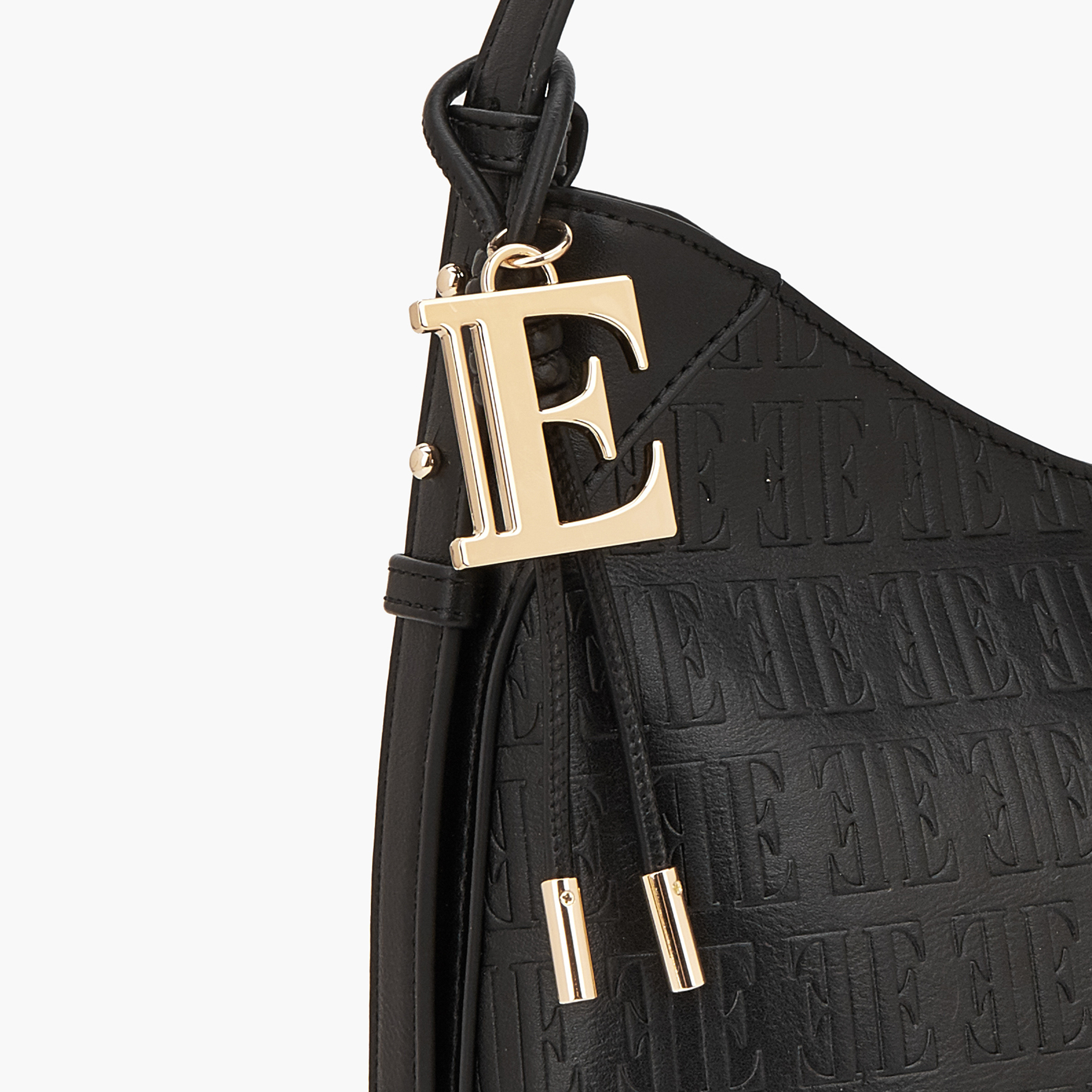 Elle Embossed Shoulder Bag with Strap Handle-women-bagsandwallets-handbags-image-3
