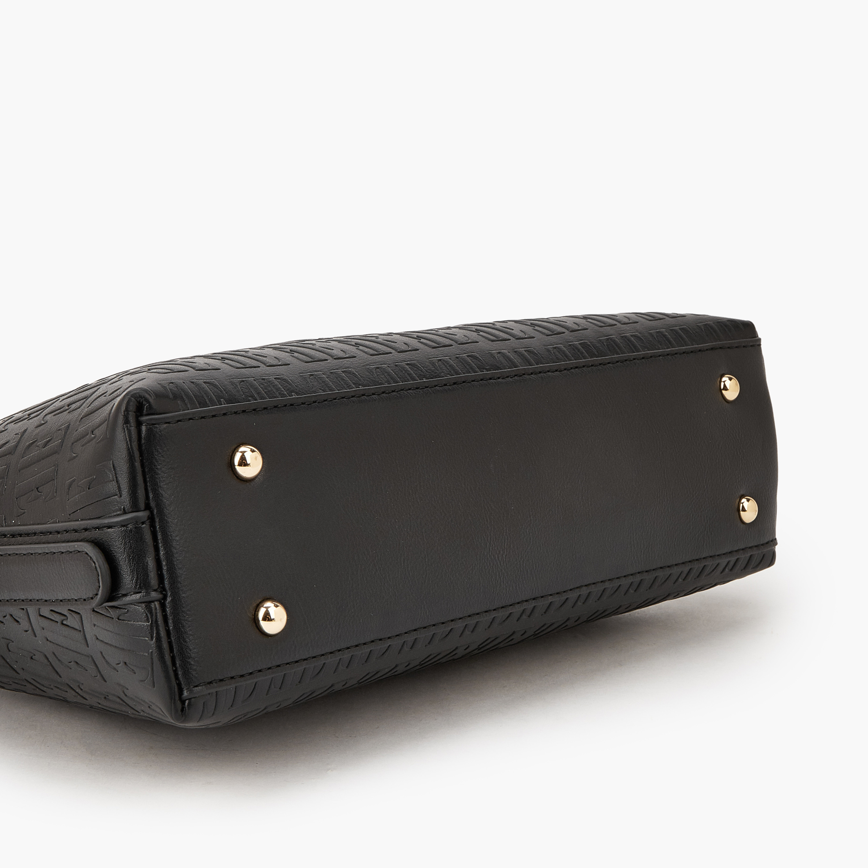Elle Embossed Shoulder Bag with Strap Handle-women-bagsandwallets-handbags-image-6