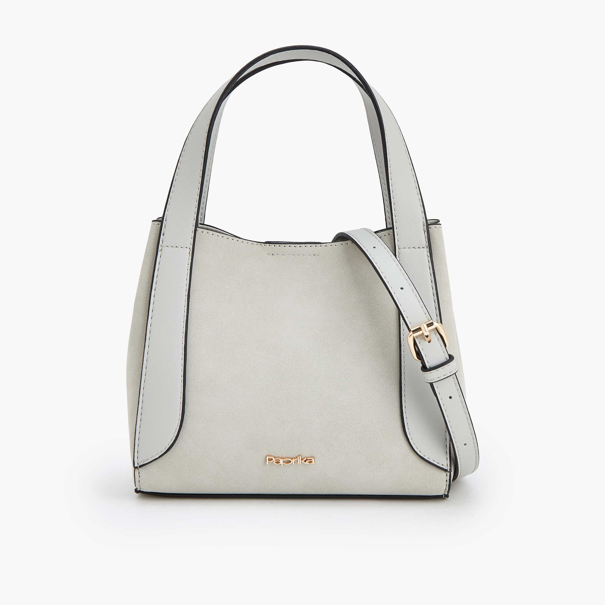 Paprika Solid Tote Bag with Detachable Strap-women-bagsandwallets-handbags-image-1