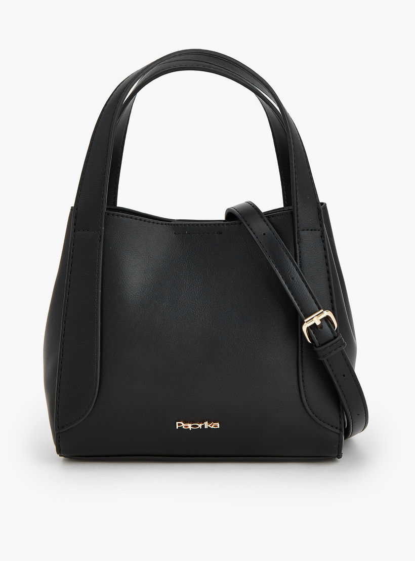 Paprika Solid Tote Bag with Detachable Strap-women-bagsandwallets-handbags-image-1