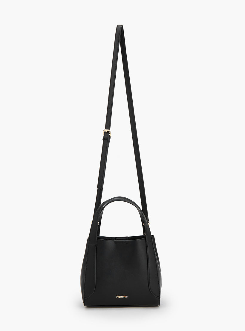 Paprika Solid Tote Bag with Detachable Strap-women-bagsandwallets-handbags-image-3