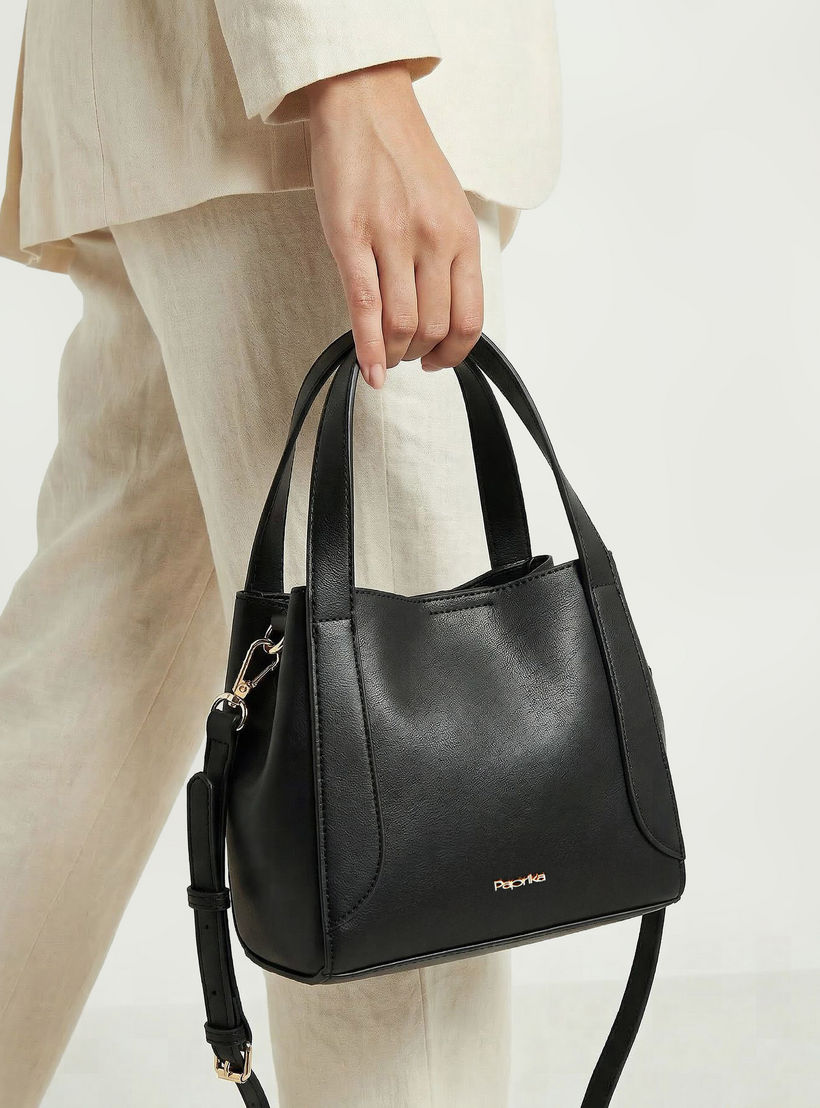 Paprika Solid Tote Bag with Detachable Strap-women-bagsandwallets-handbags-image-8