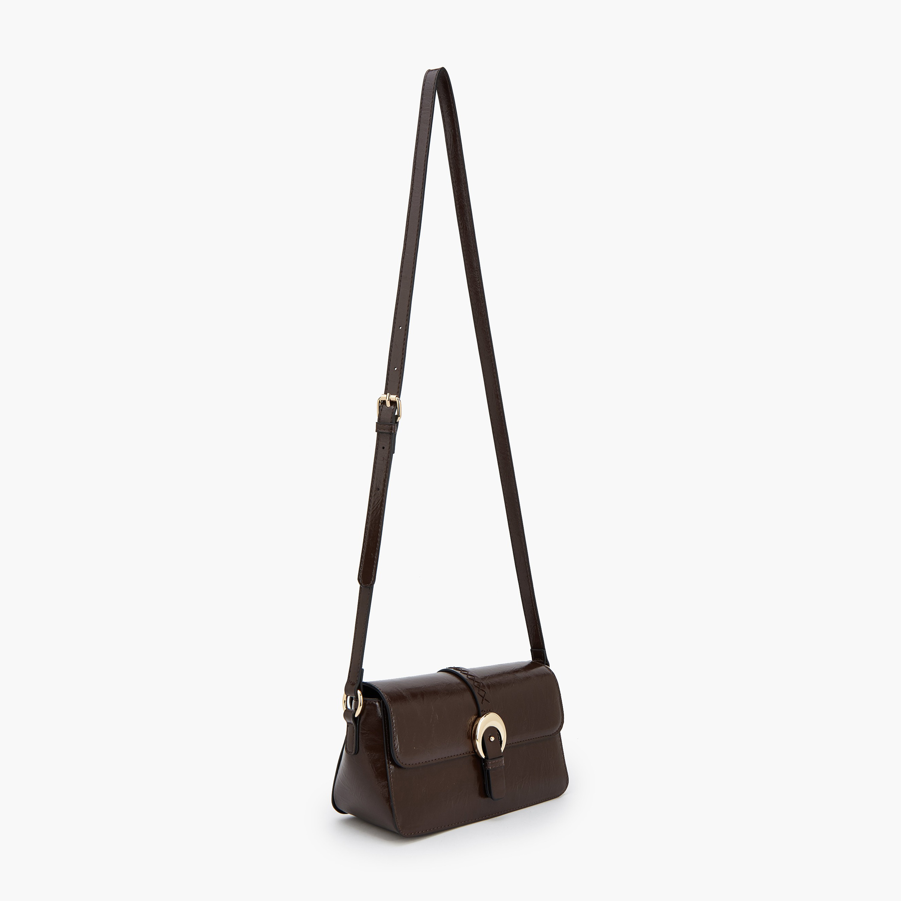 شنطة كروس بودي بإبزيم وحزام قابل للتعديل من بابريكا-women-bagsandwallets-handbags-image-3
