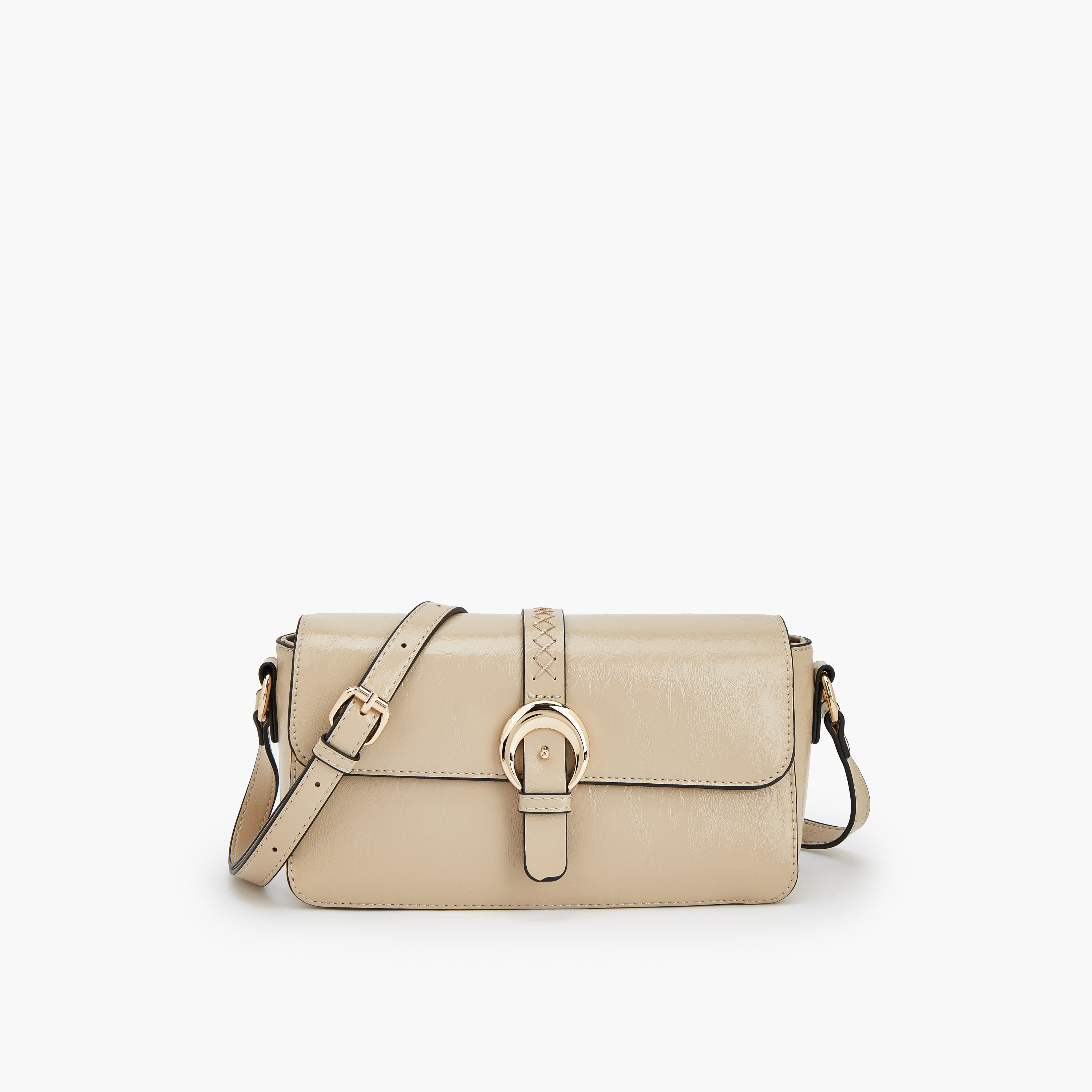 شنطة كروس بودي بإبزيم وحزام قابل للتعديل من بابريكا-women-bagsandwallets-handbags-image-1