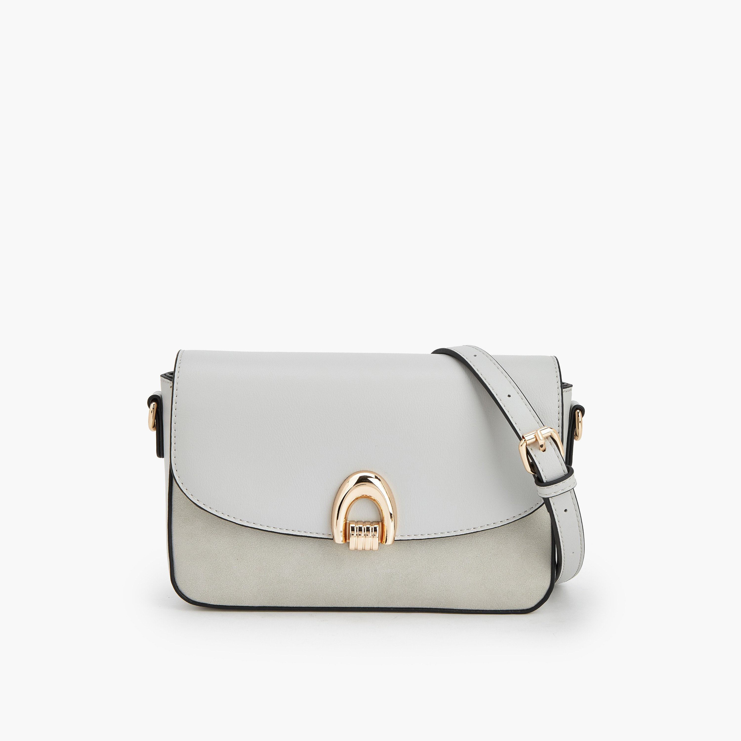 شنطة كروس بودي سادة بحزام قابل للتعديل من بابريكا-women-bagsandwallets-handbags-image-1