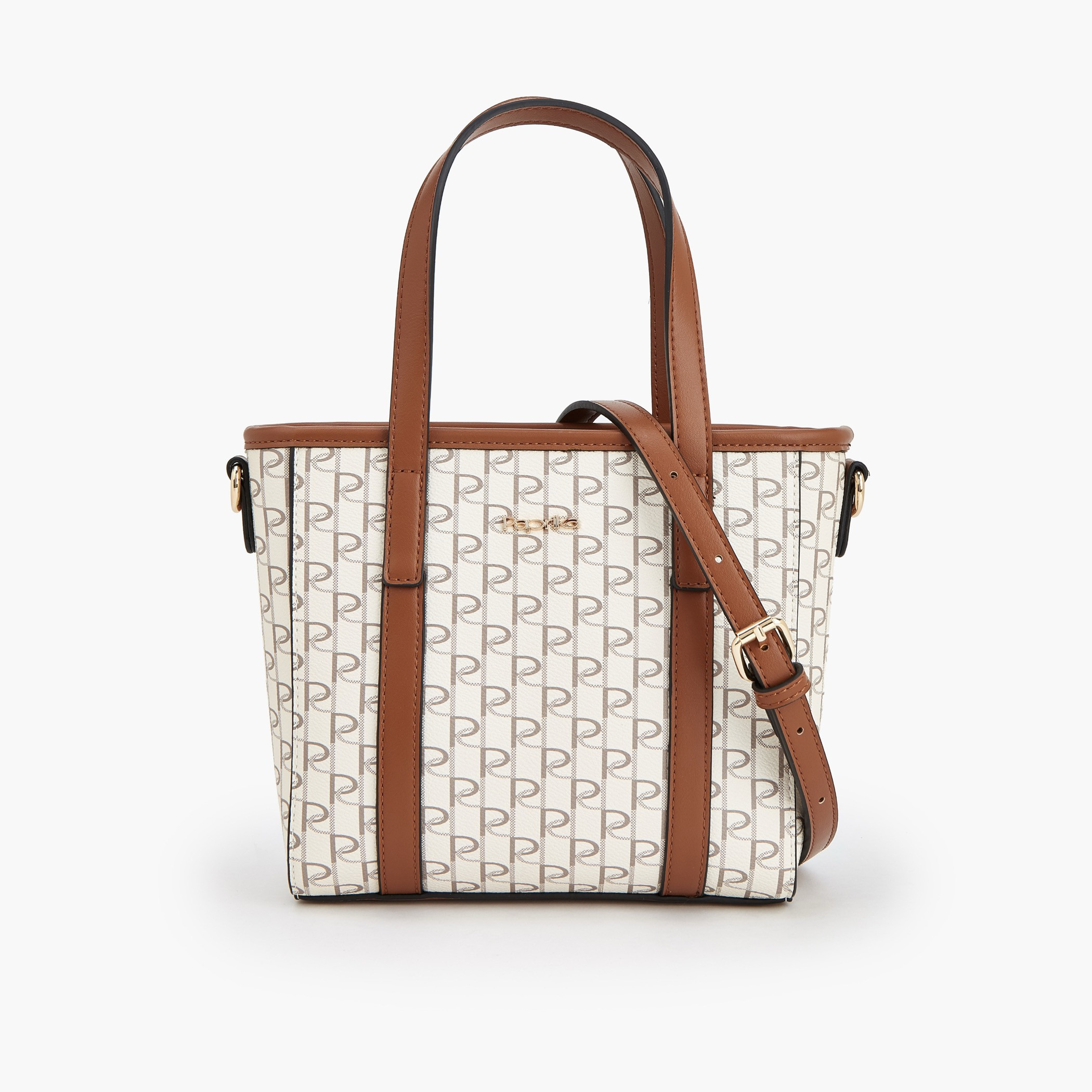 شنطة توتي بحزام قابل للفصل وطبعات مونوجرام من بابريكا-women-bagsandwallets-handbags-image-1