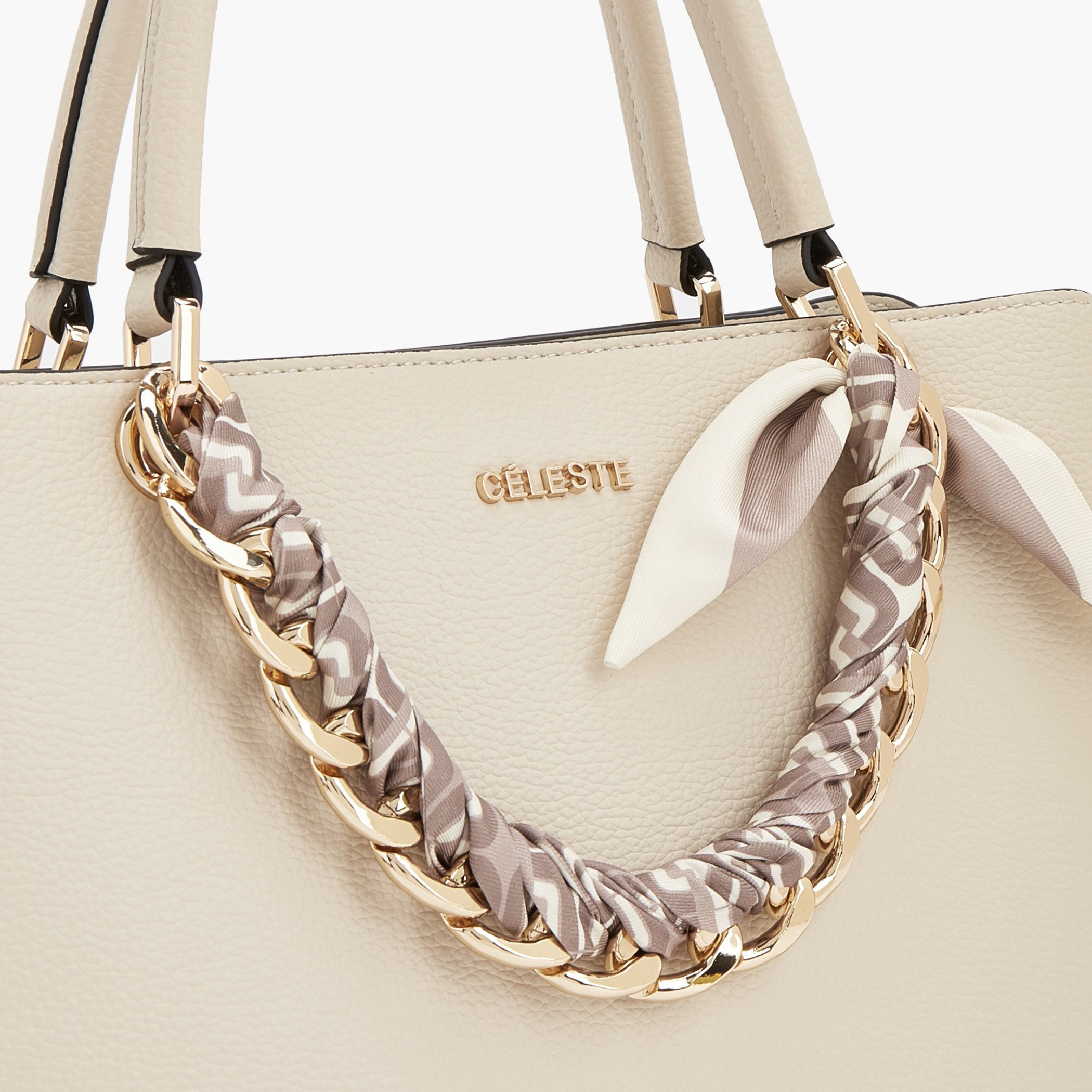 Celeste Chain Accent Tote Bag with Detachable Strap-women-bagsandwallets-handbags-image-4