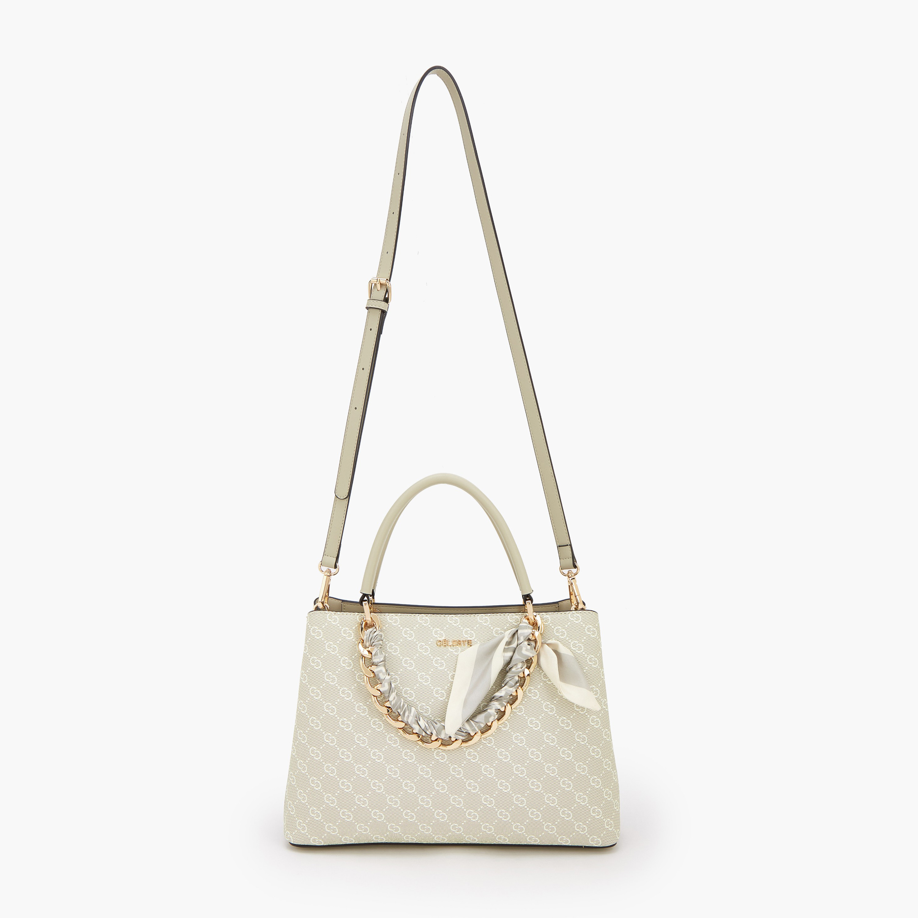 شنطة توتي بطبعات مونوجرام وحزام قابل للفصل من سيليست-women-bagsandwallets-handbags-image-2