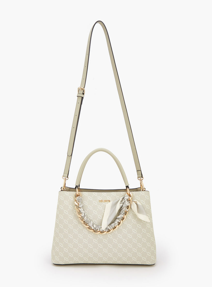 شنطة توتي بطبعات مونوجرام وحزام قابل للفصل من سيليست-women-bagsandwallets-handbags-image-2