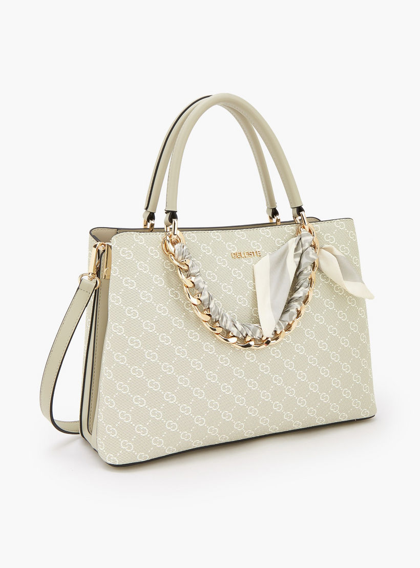 شنطة توتي بطبعات مونوجرام وحزام قابل للفصل من سيليست-women-bagsandwallets-handbags-image-3