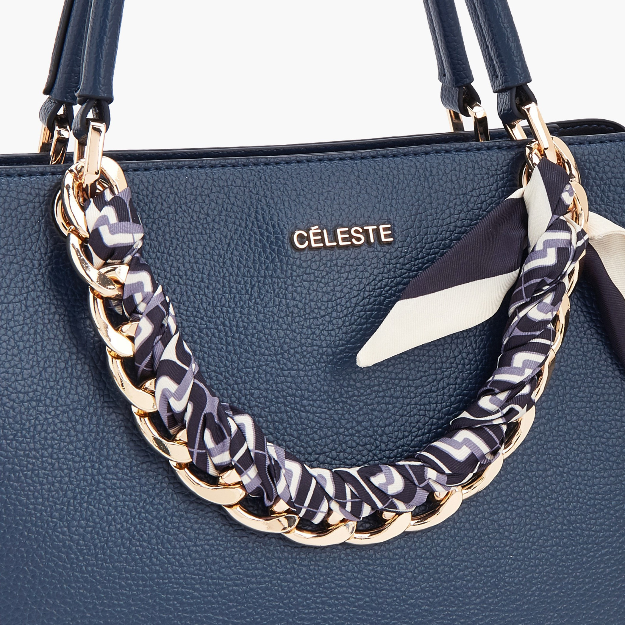 Celeste Chain Accent Tote Bag with Detachable Strap-women-bagsandwallets-handbags-image-4