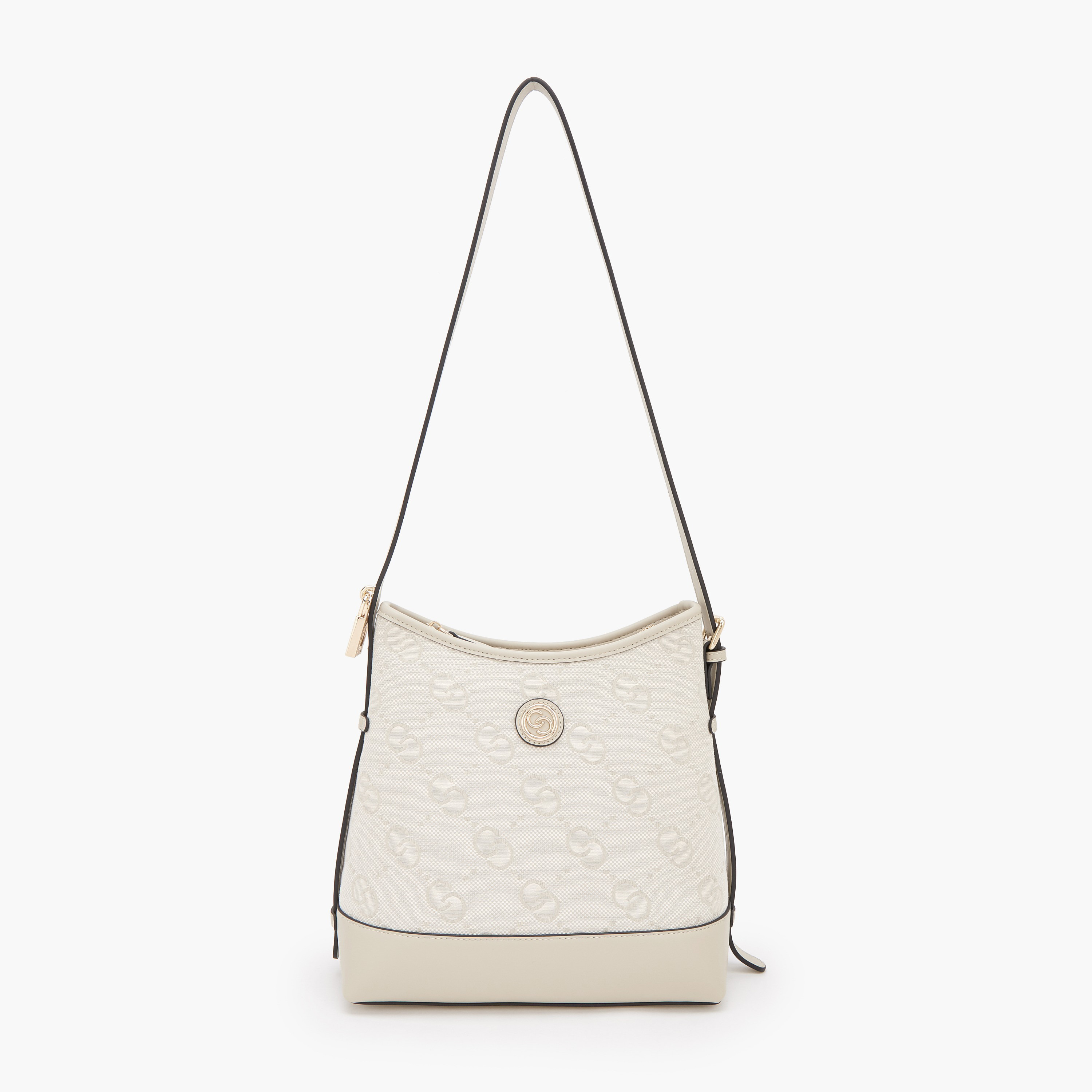 شنطة كتف راقية بحزام قابل للتعديل وملمس بارز من سيليست-women-bagsandwallets-handbags-image-1
