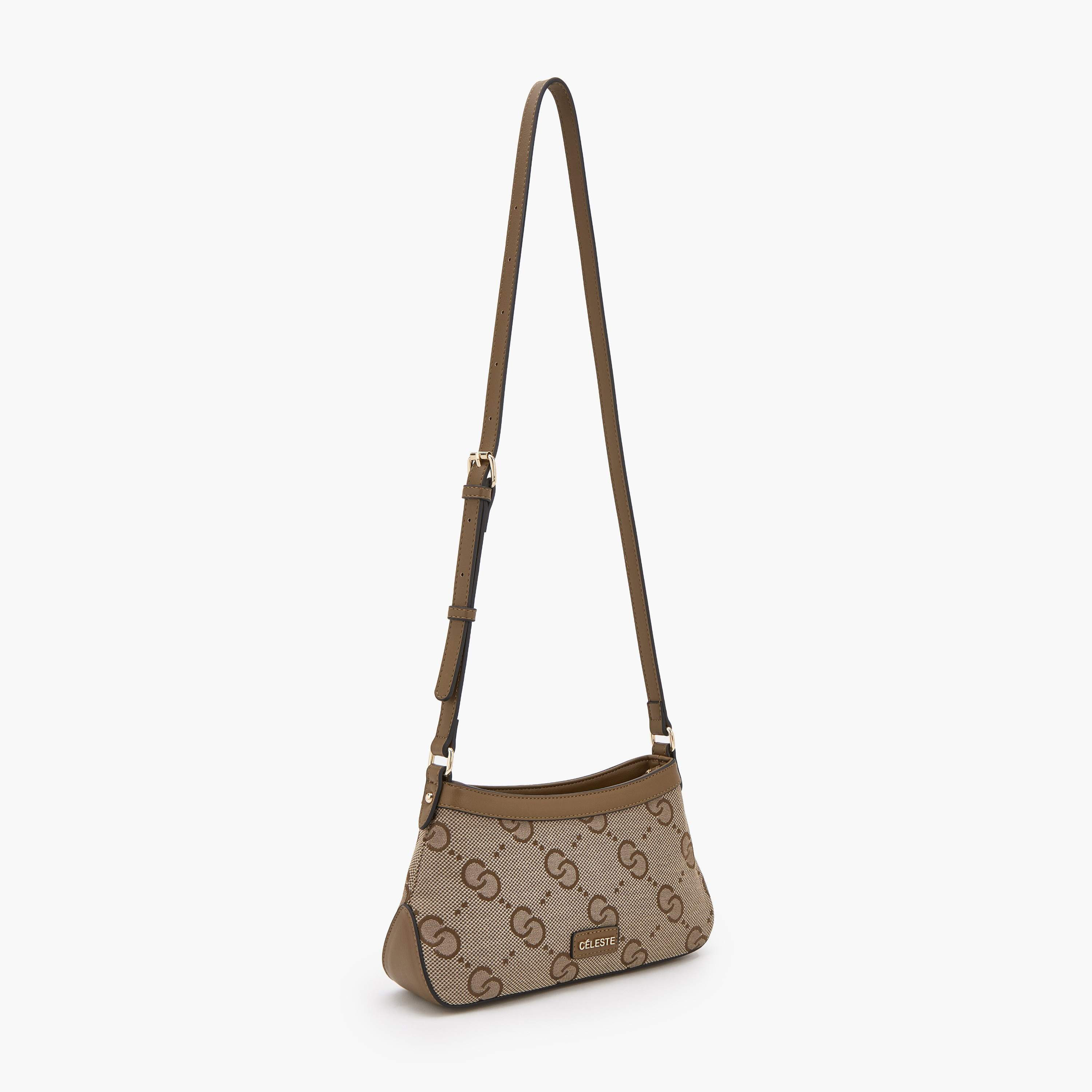 شنطة كروس بودي بارزة الملمس بحزام قابل للتعديل من سيليست-women-bagsandwallets-handbags-image-2