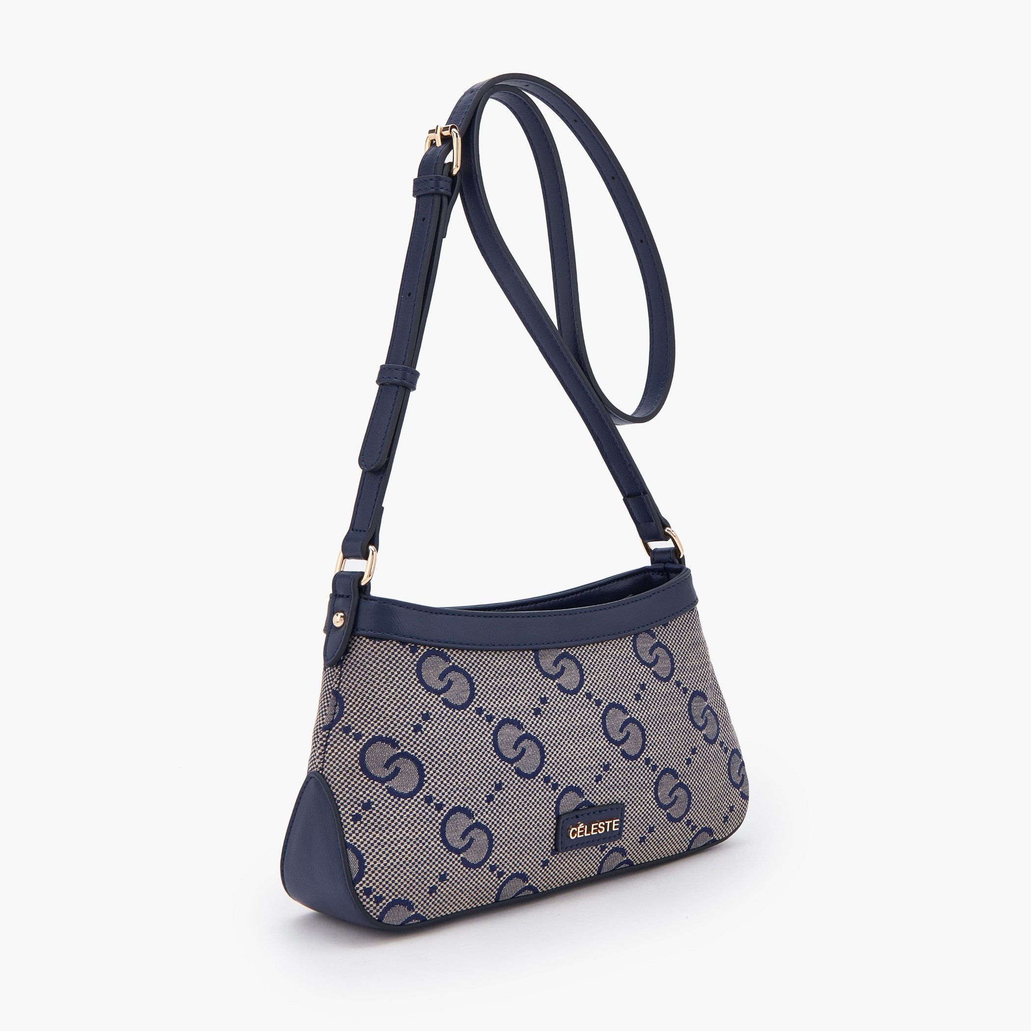 شنطة كروس بودي بارزة الملمس بحزام قابل للتعديل من سيليست-women-bagsandwallets-handbags-image-3